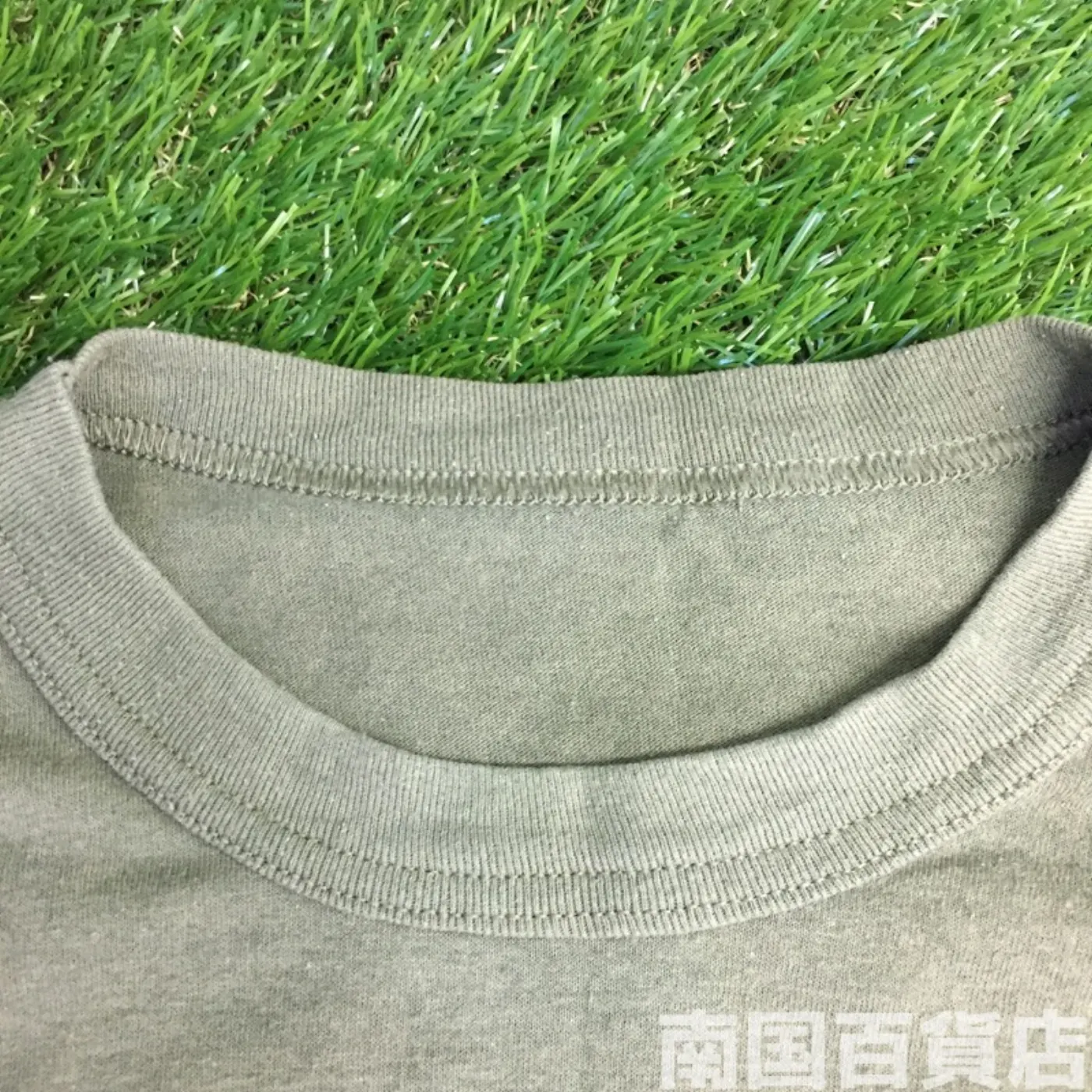 米軍放出品Tシャツ(OD)中古(サイズ不明) 記録写真6