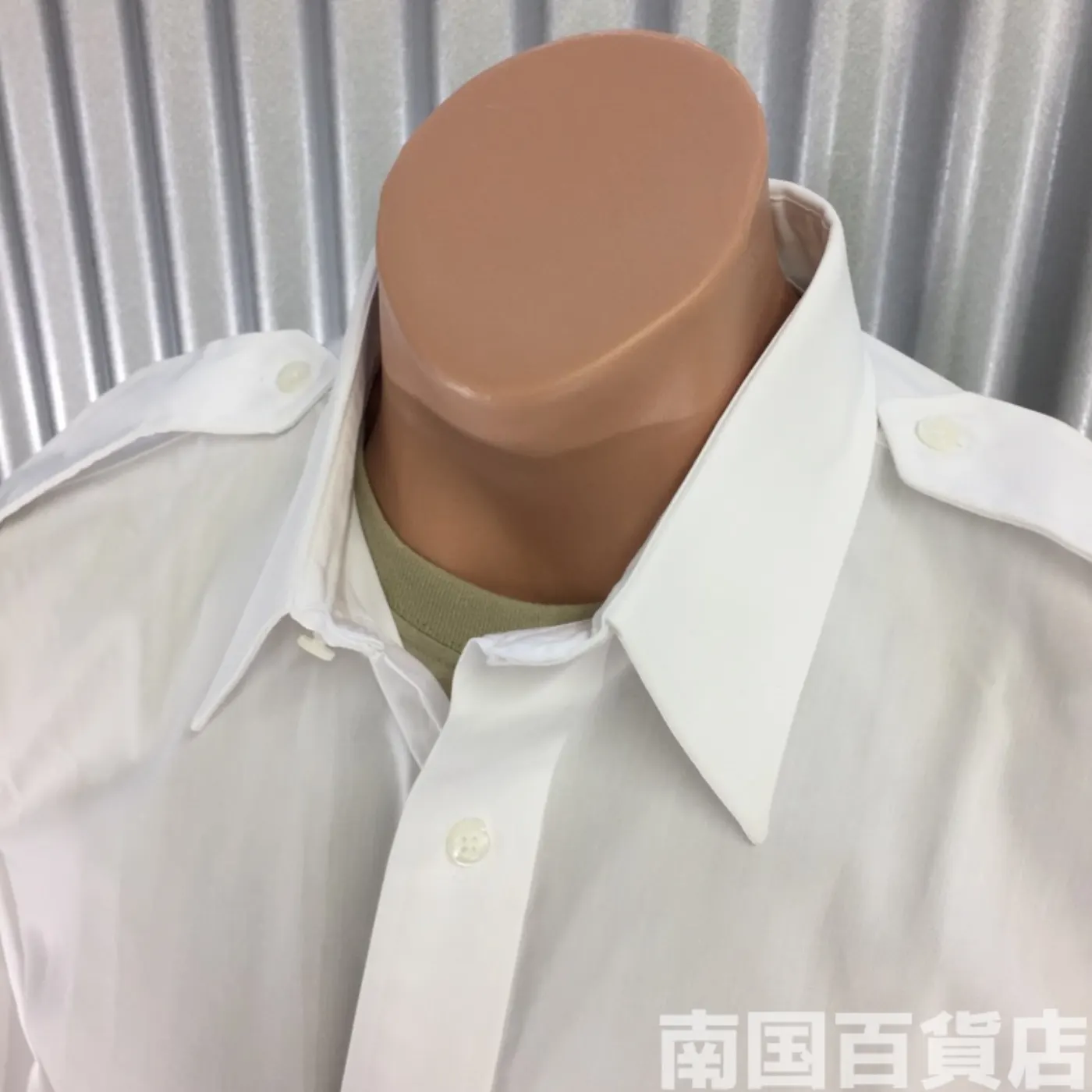 US NAVY ドレスシャツ 礼服などに 15 1/2 記録写真2