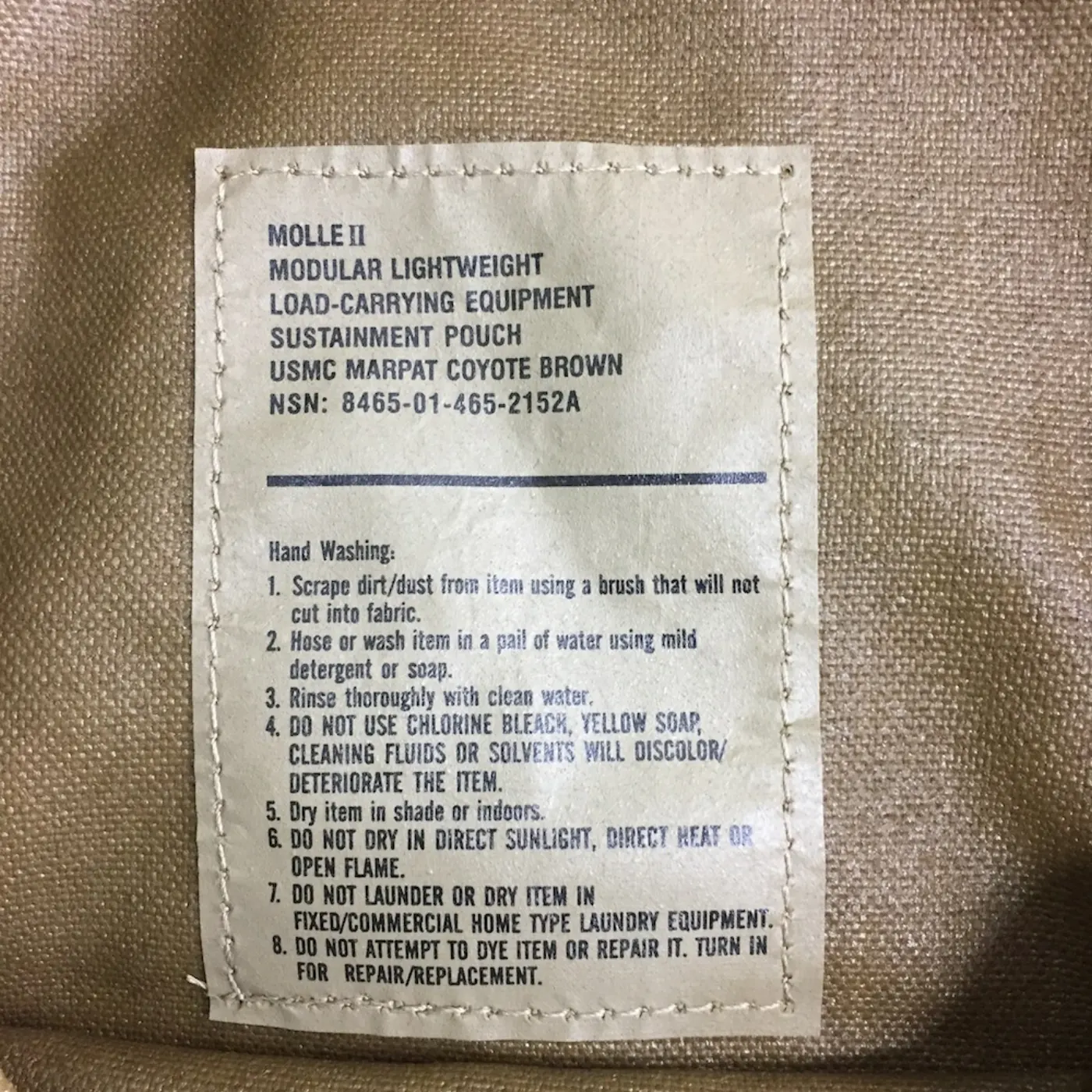 USMC サスティメントポーチ 新品 記録写真7