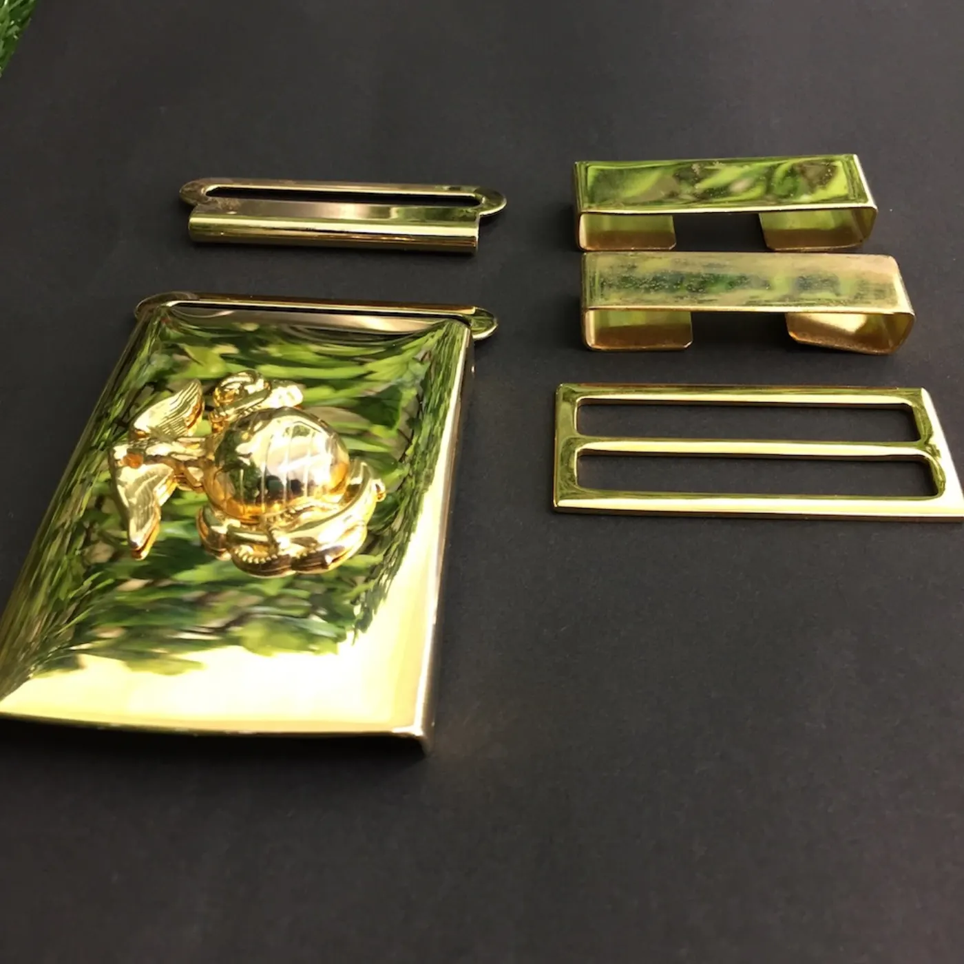 USMC ドレスベルト バックル 中古良品 記録写真2