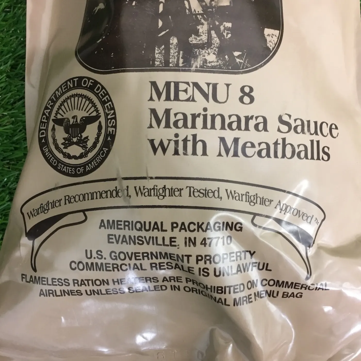 MRE MENU8 マリナラソース 開封 未使用 記録写真3