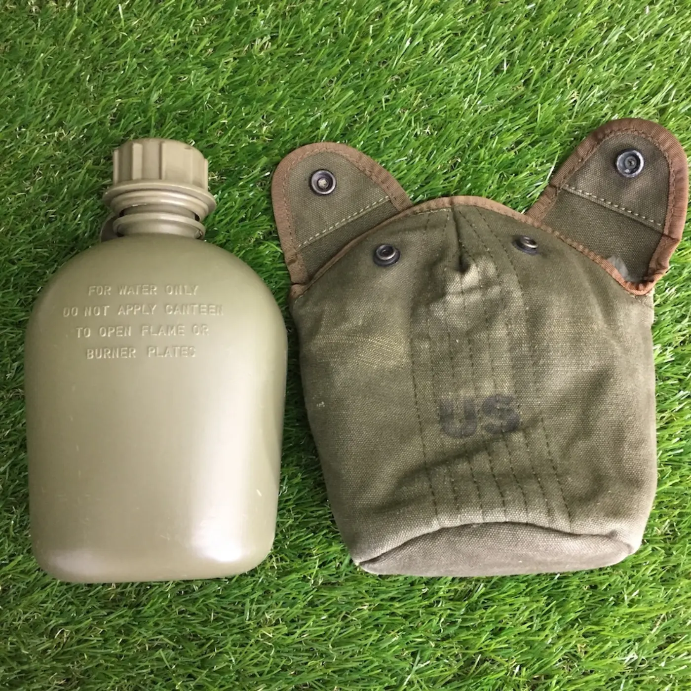 US M1956/M56 コットン キャンティーン カバー 中古品 記録写真5