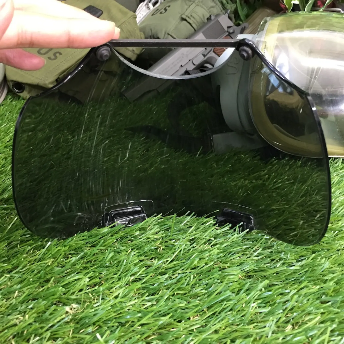 MCU-2/P NAVY ケミカル ガスマスク 極上品 記録写真4