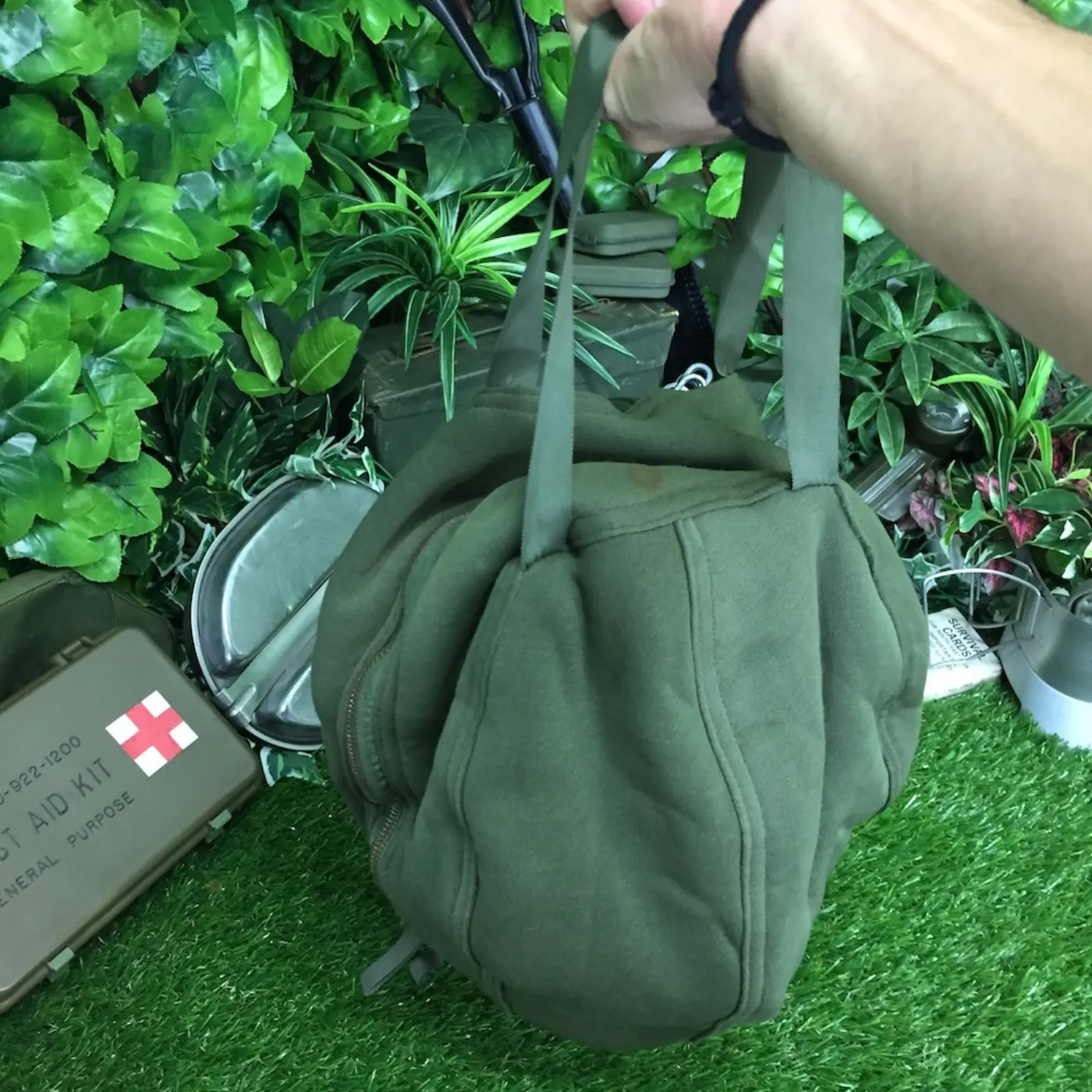 U.S.NAVY ヘルメットバッグ 中古品 記録写真3