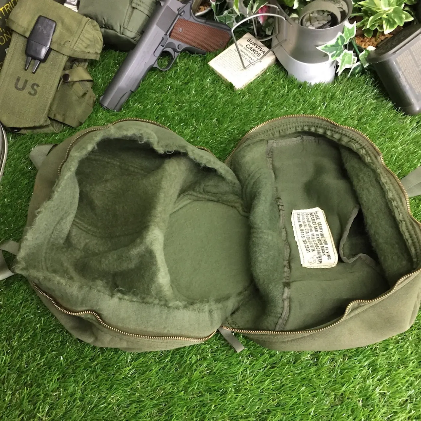 U.S.NAVY ヘルメットバッグ 中古品 記録写真5