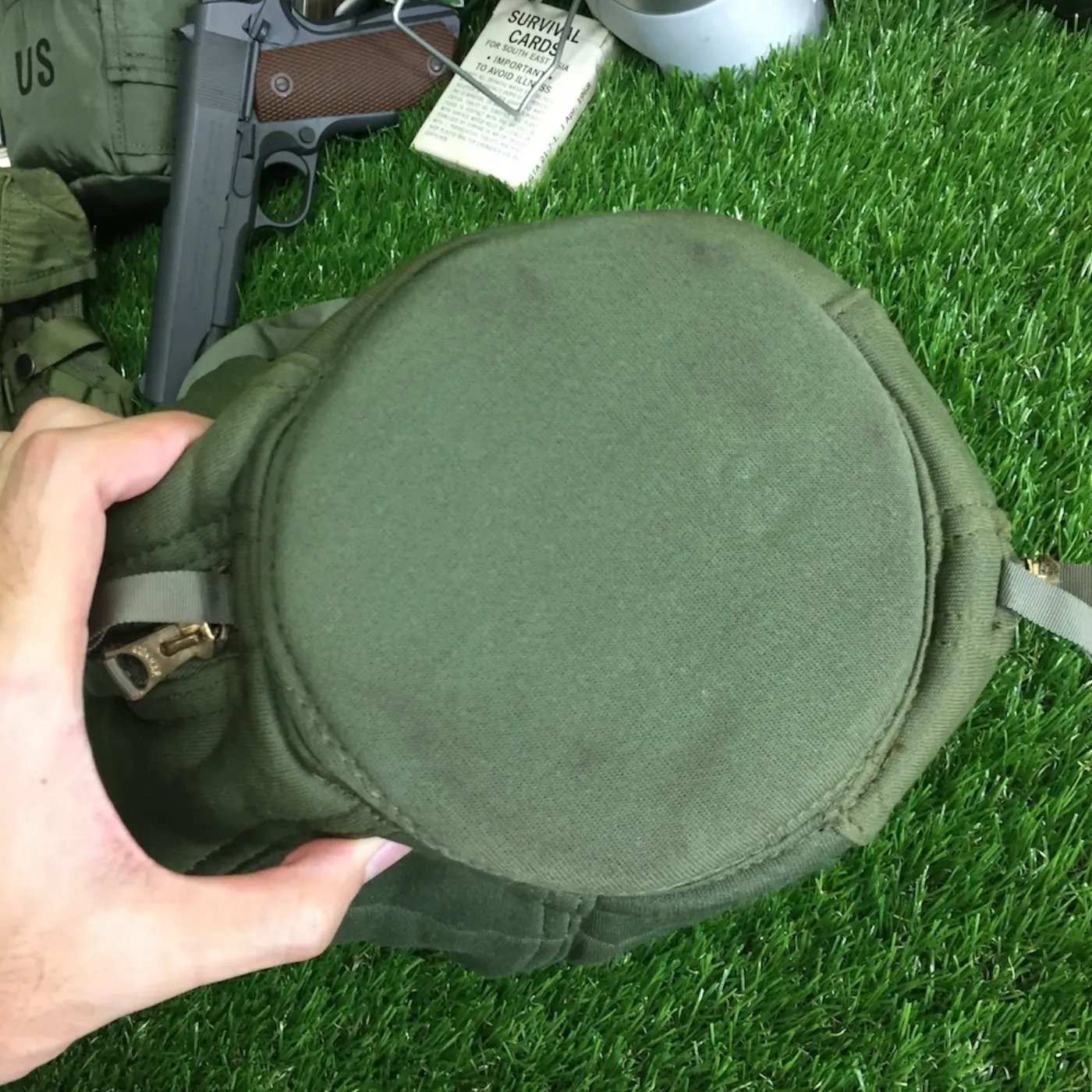 U.S.NAVY ヘルメットバッグ 中古品 記録写真9