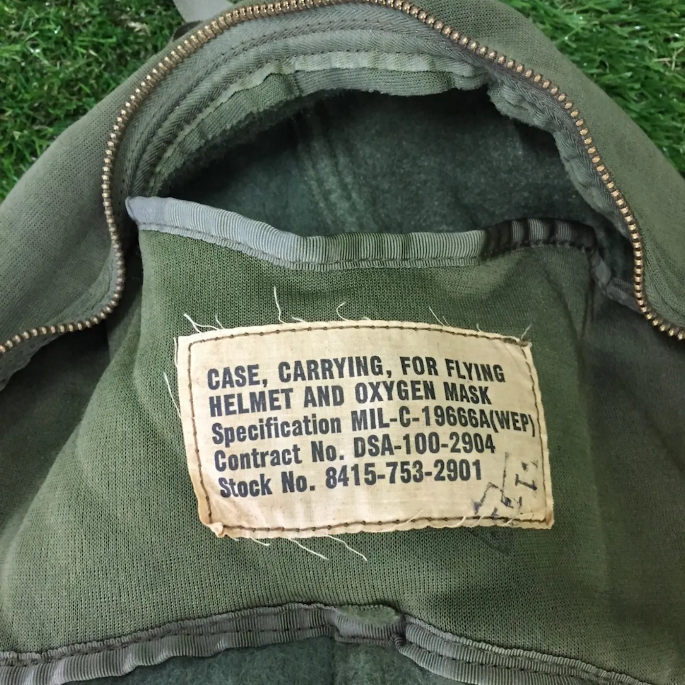 U.S.NAVY ヘルメットバッグ 中古良品 記録写真7