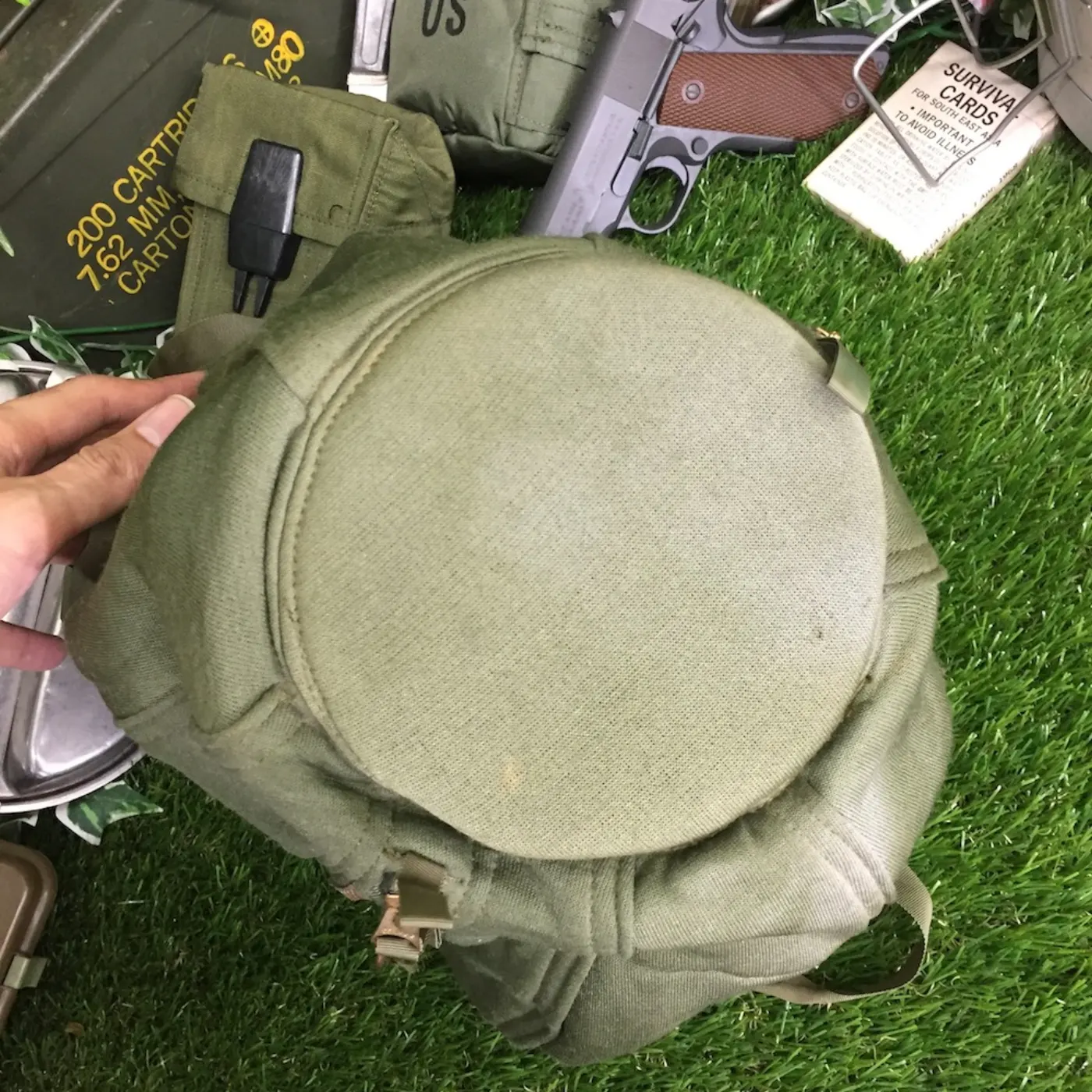 U.S.NAVY ヘルメットバッグ 中古良品 記録写真4