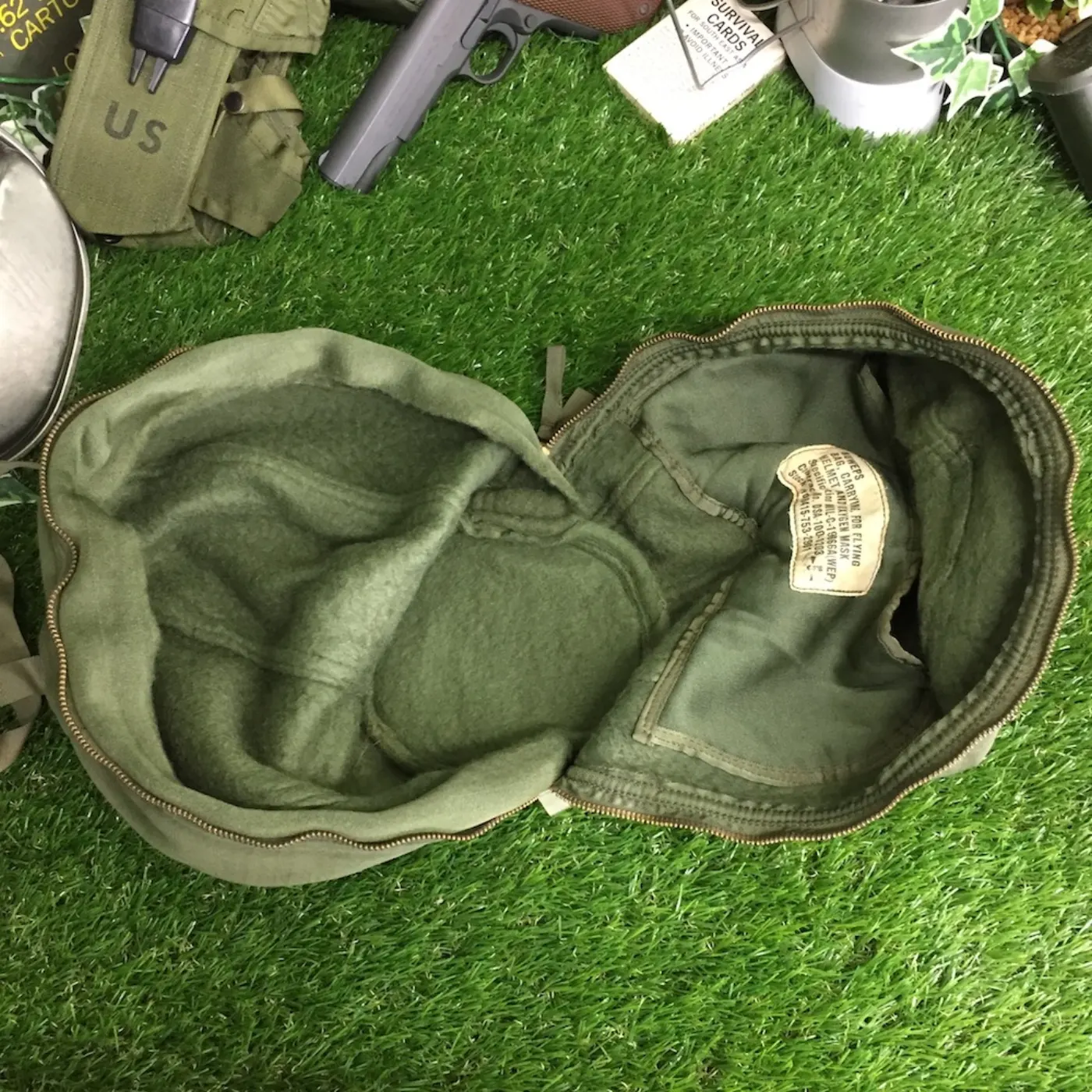 U.S.NAVY ヘルメットバッグ 中古良品 記録写真5