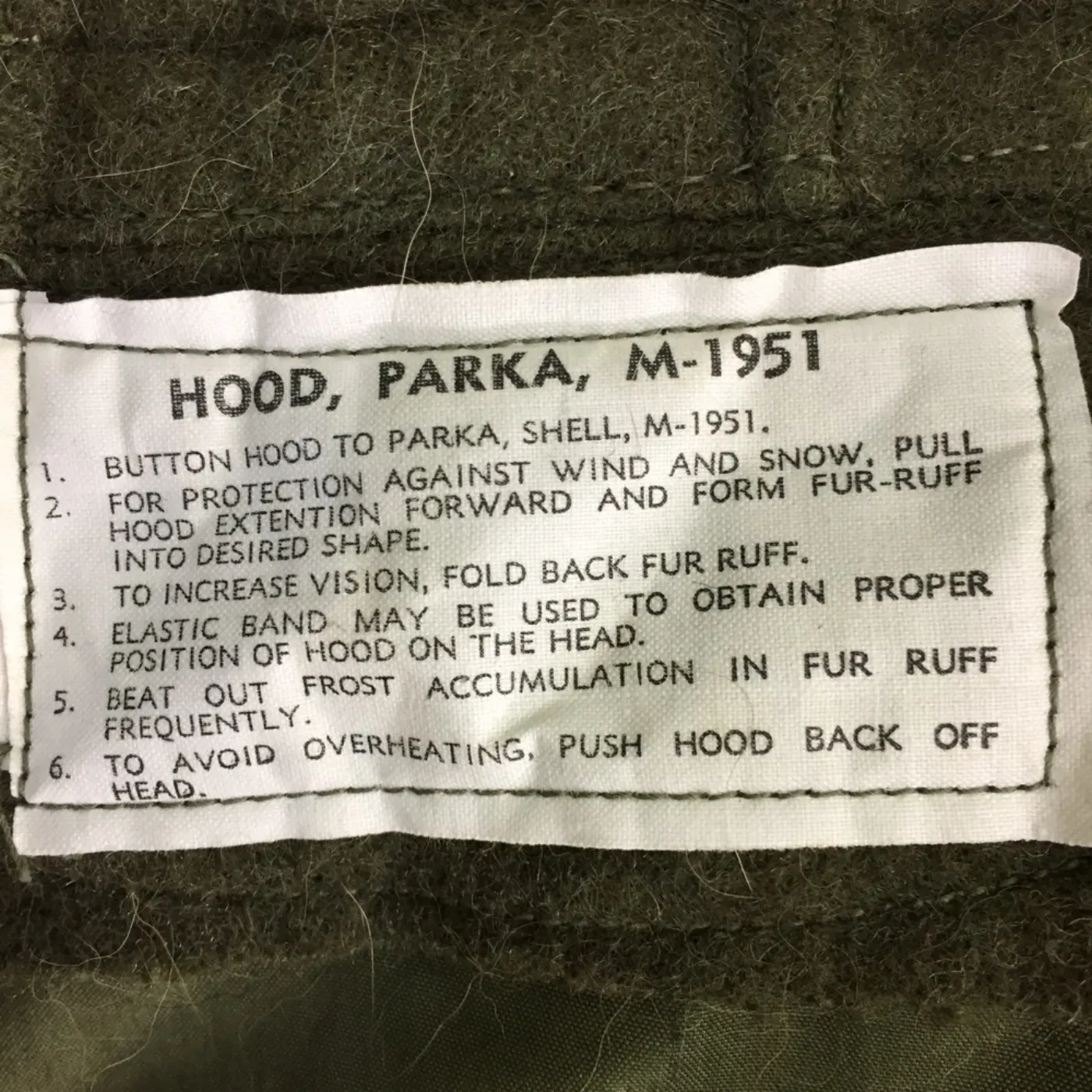 M-1952 コヨーテ パーカーフード 中古良品 記録写真5
