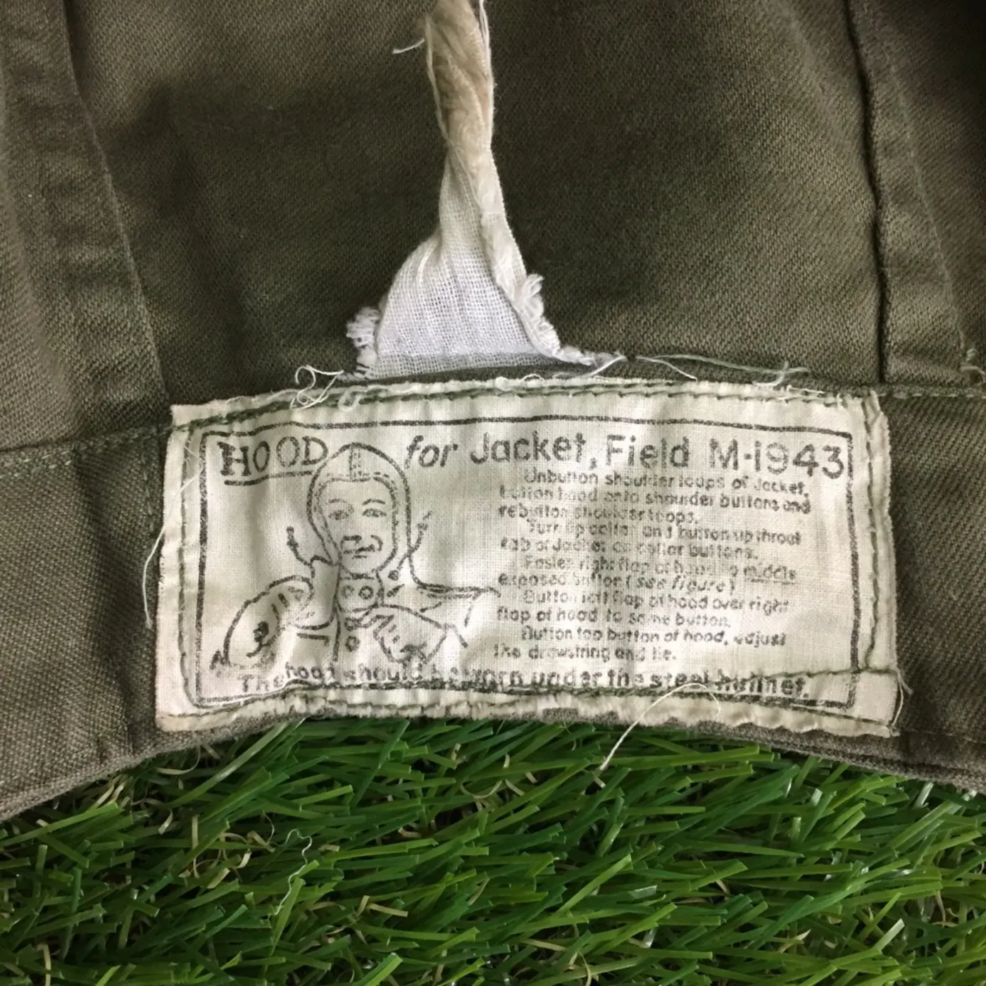 M-1943 ジャケットフード 極上品 記録写真5