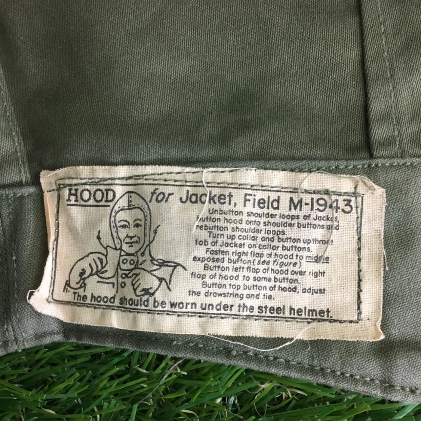 M-1943 ジャケットフード 極上品 記録写真5