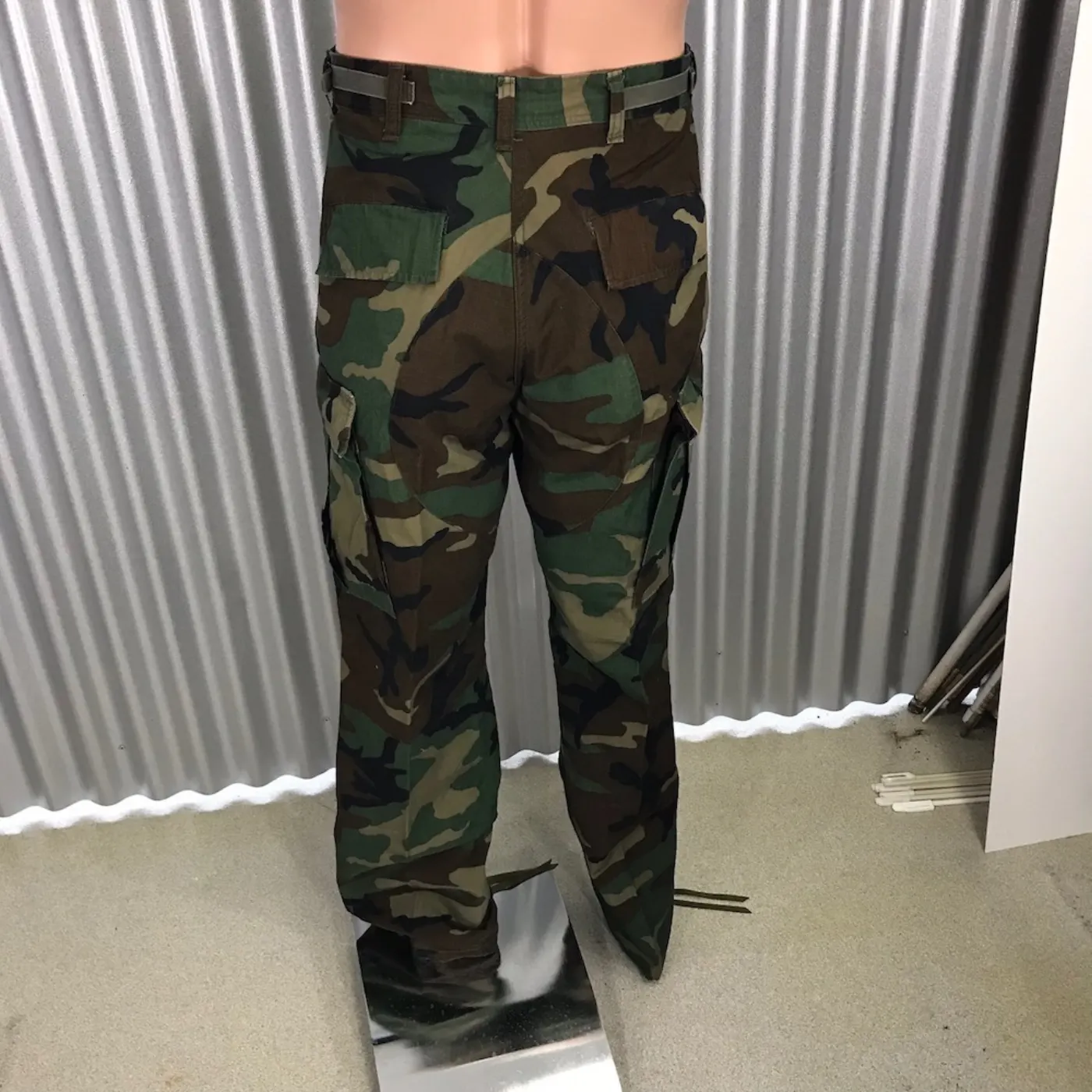 ウッドランドカモフォラージュ 迷彩 SLサイズ 中古品 記録写真5