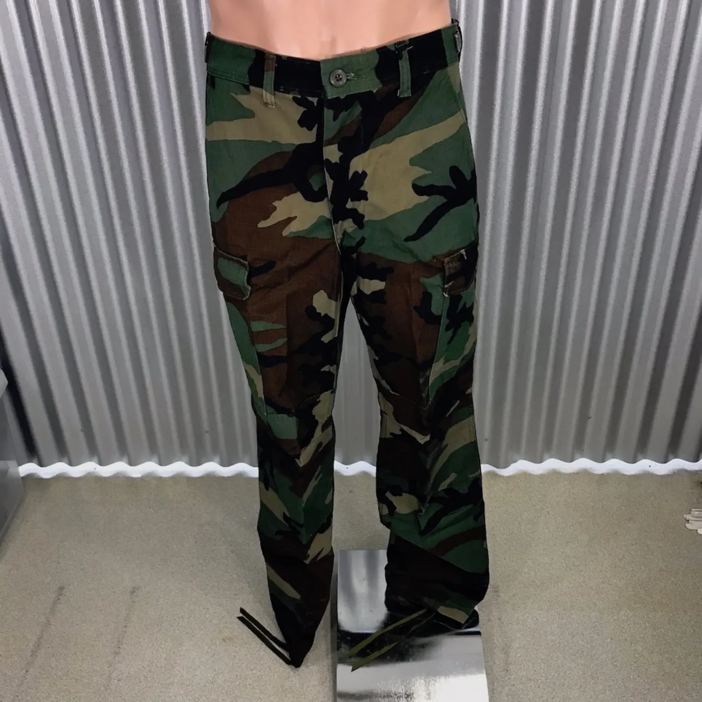 ウッドランドカモフォラージュ 迷彩 SLサイズ 中古品 記録写真8