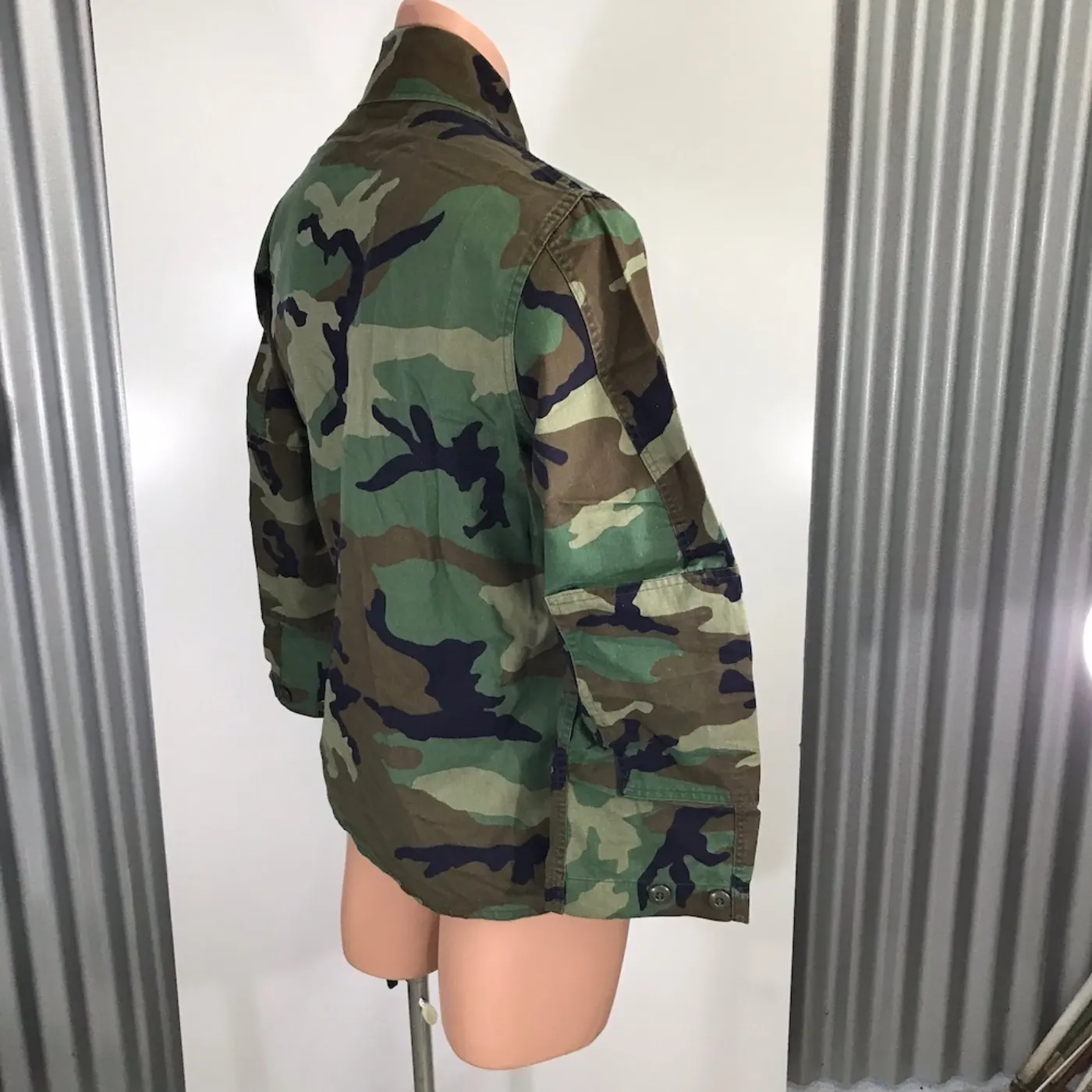 カモフラージュ迷彩 ジャケット サイズ不明 中古品 記録写真9