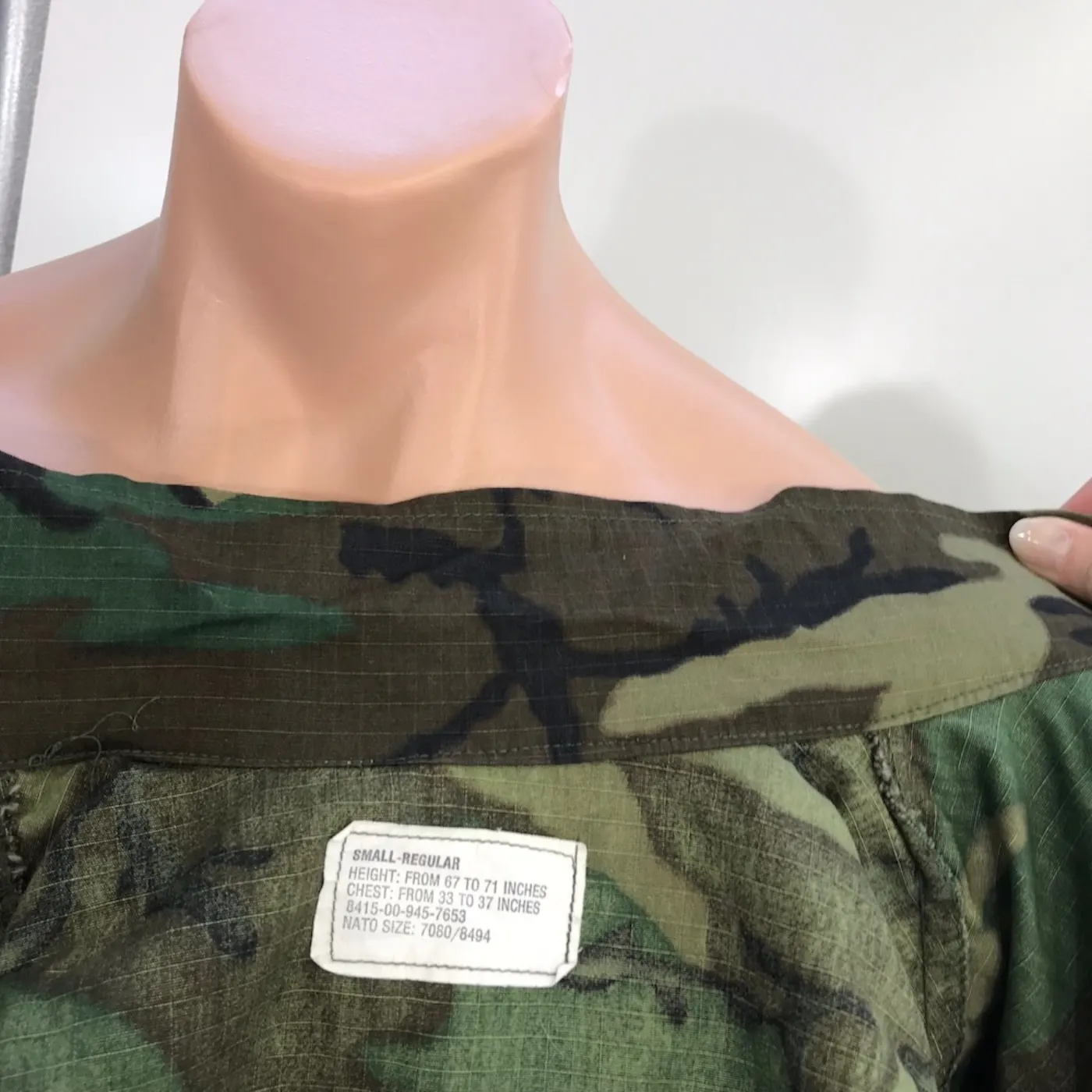 ウッドランド カモフラージュ 迷彩 SRサイズ 良品 記録写真9