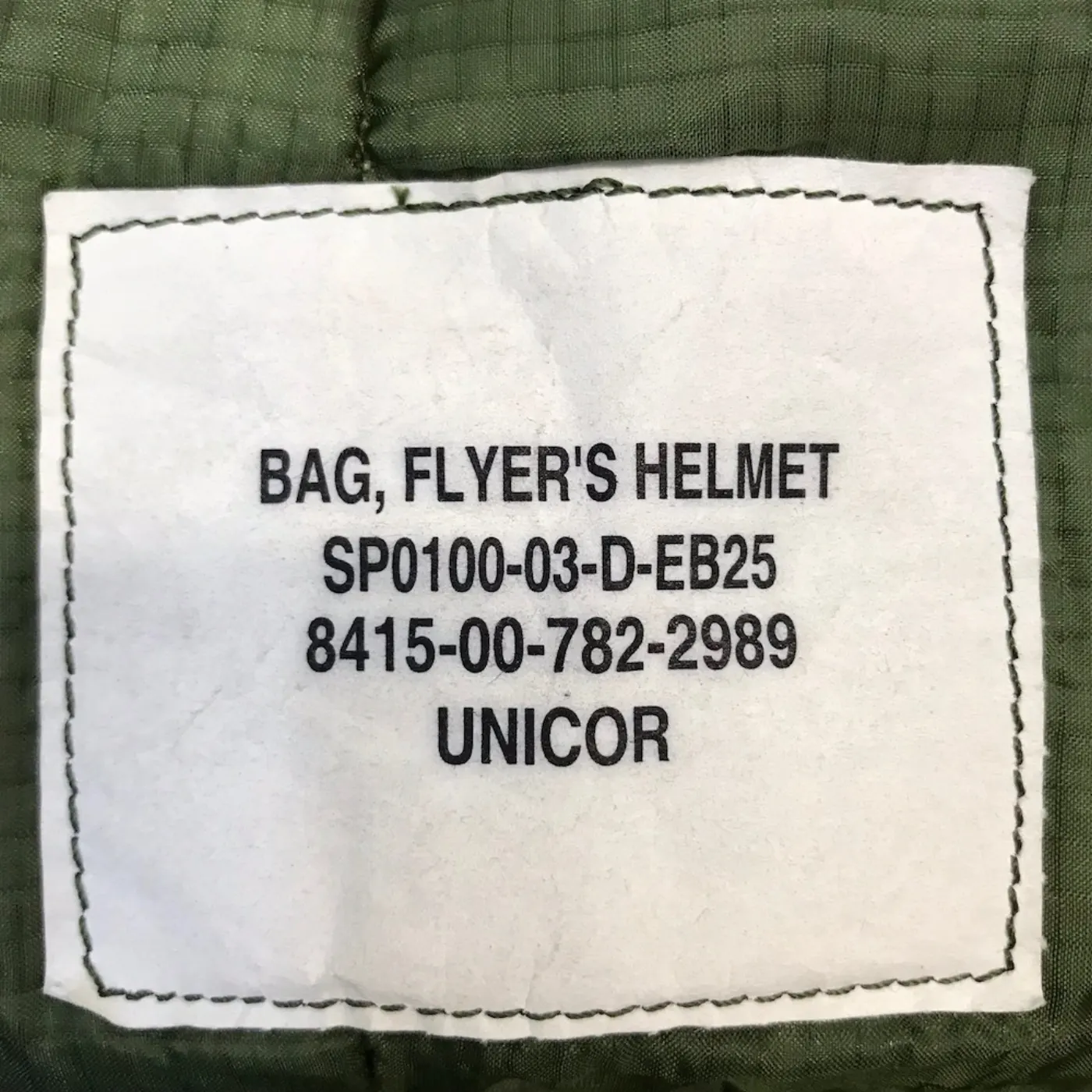 BAG FLYER'S HELMET ヘルメットバッグ 中古良品 記録写真5