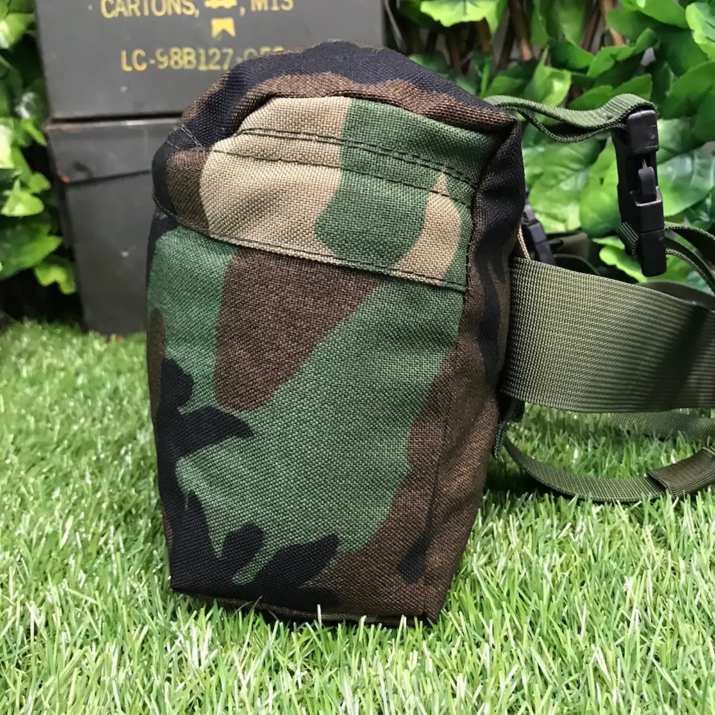 ウッドランド 迷彩 ウエストバッグ 極上品 記録写真3