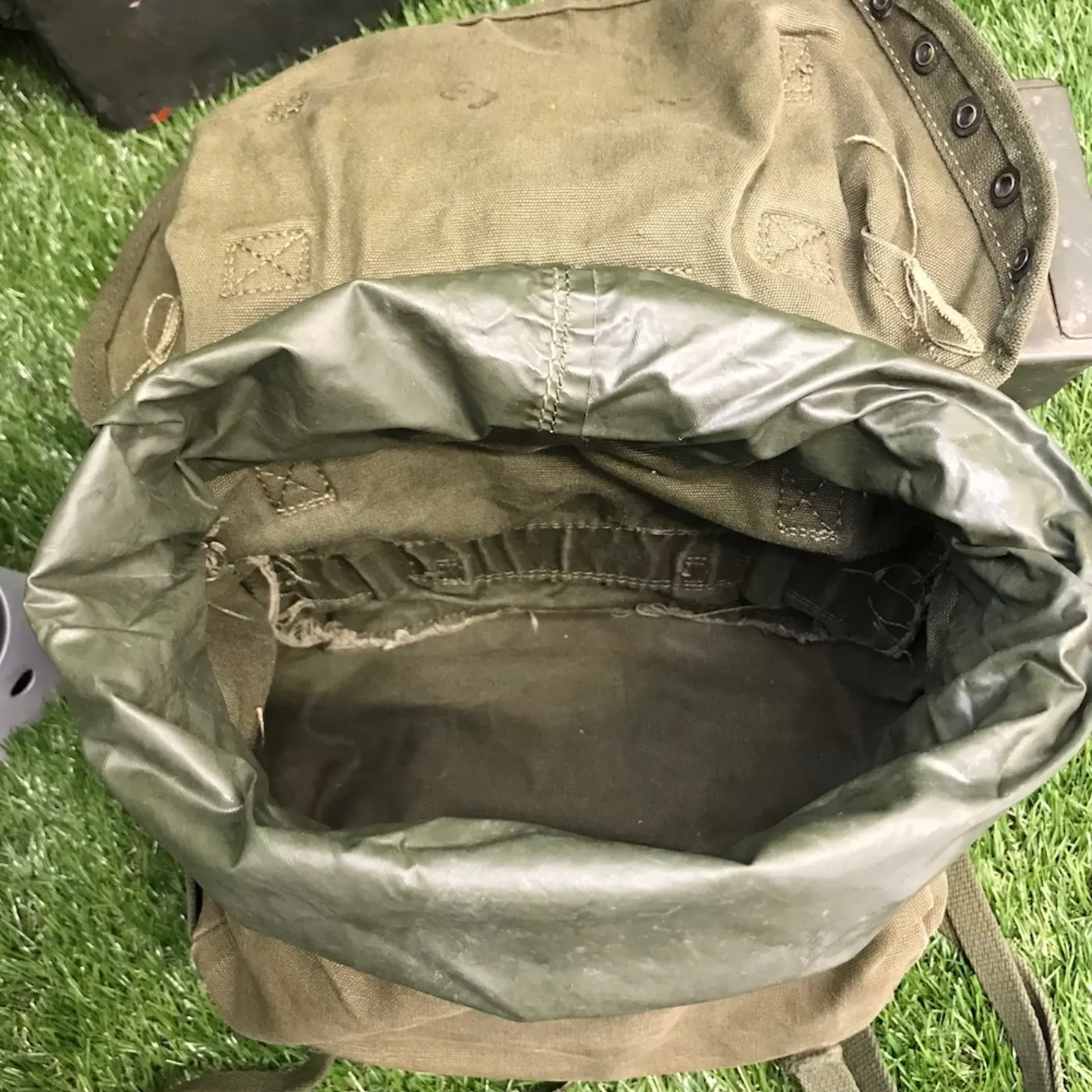 FIELD PACK CANVAS フィールドパック コットン 希少 中古品 記録写真5