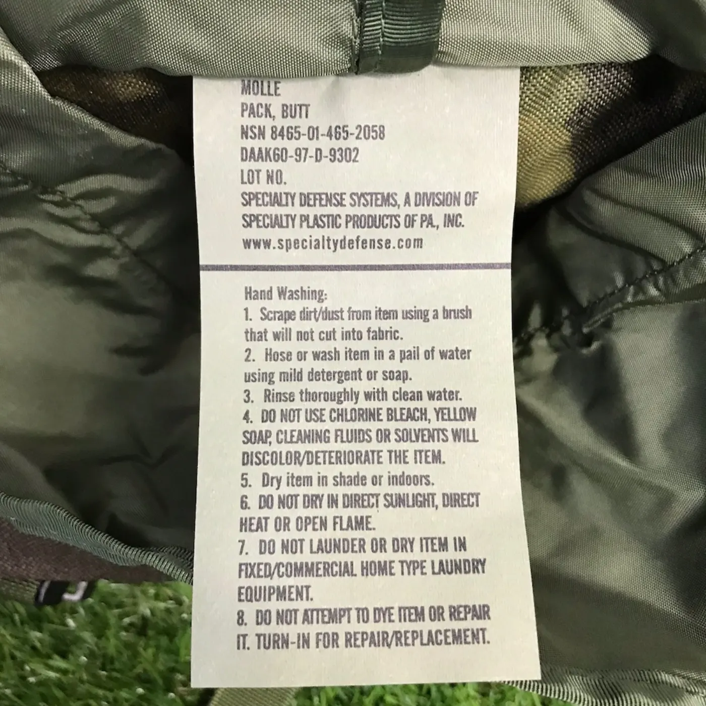 MOLLE ブットパック 新品 記録写真3