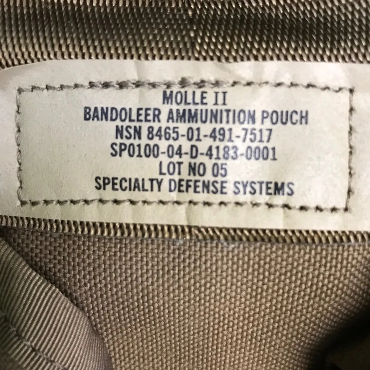 USMC COYOTE バンダリアマガジンポーチ 新品 記録写真6