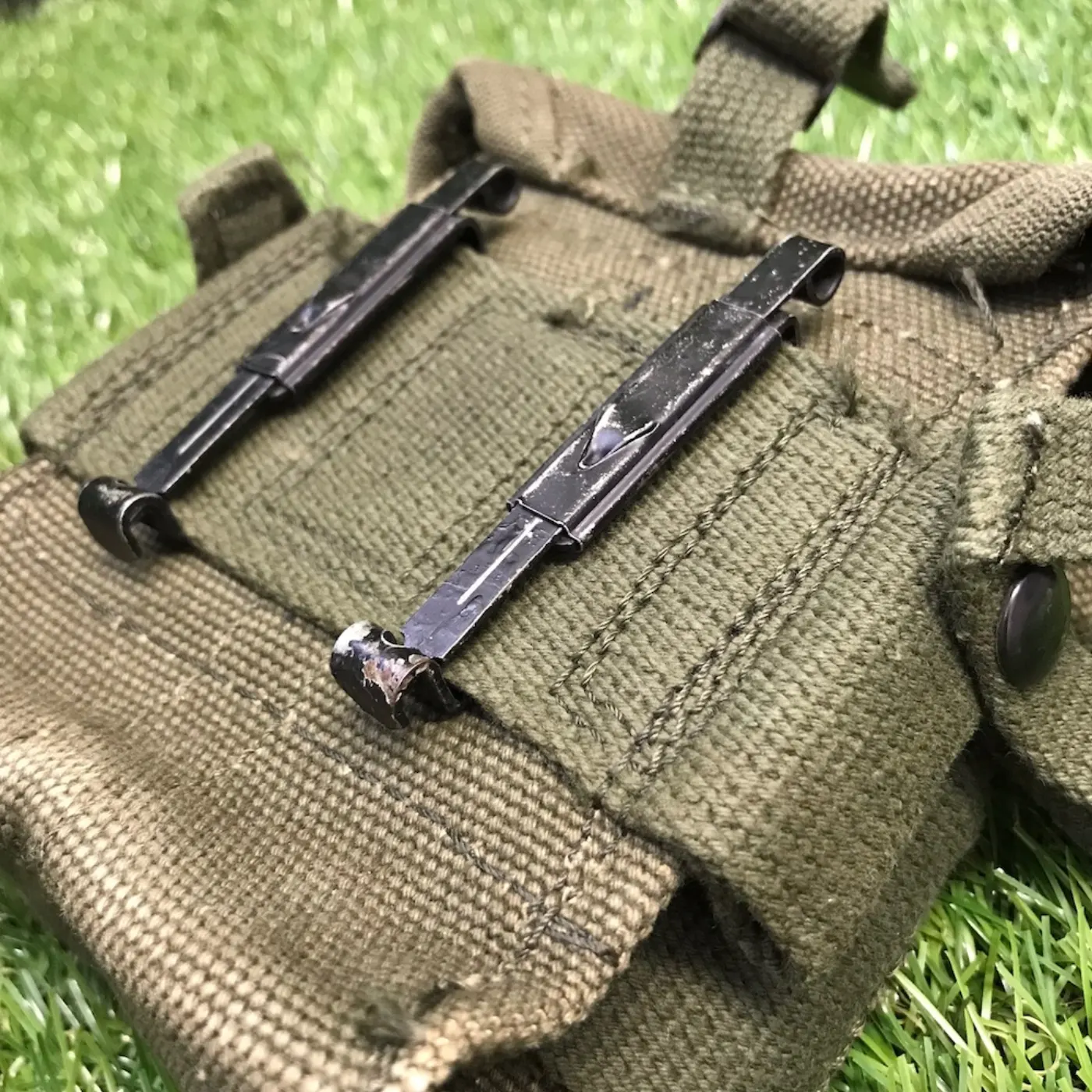 ナム戦コットン アム二ション マガジンポーチ 中古品 記録写真7