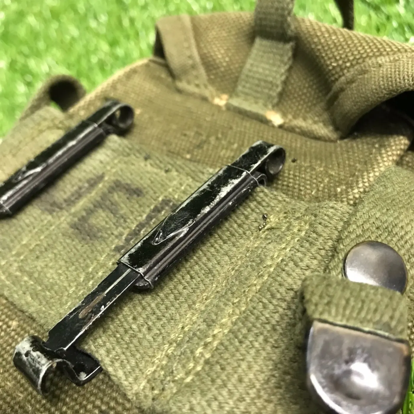 ナム戦コットン アム二ション マガジンポーチ 中古品 記録写真9