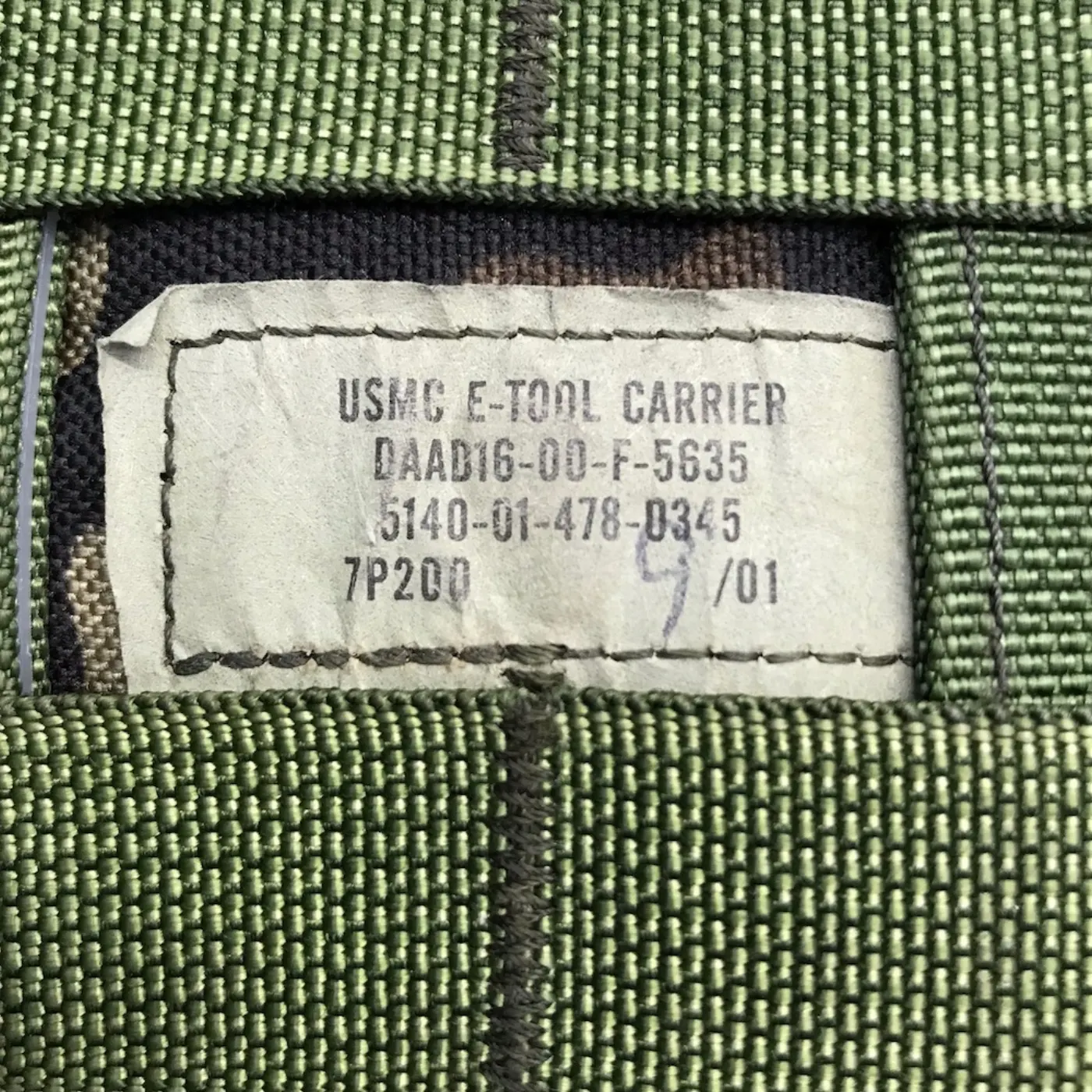 USMC E-TOOL ポーチ 中古品 記録写真4