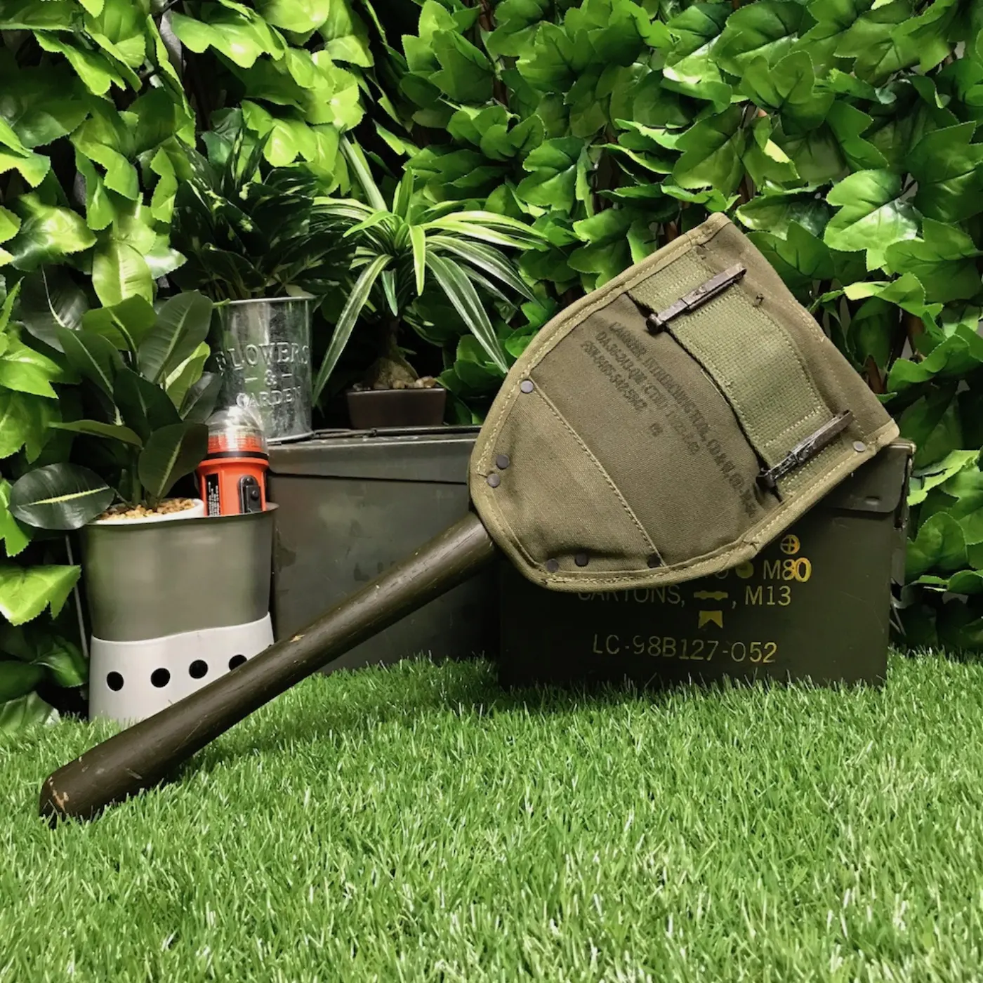 US NAM戦 M-56 スコップカバー 付き 中古良品 記録写真8
