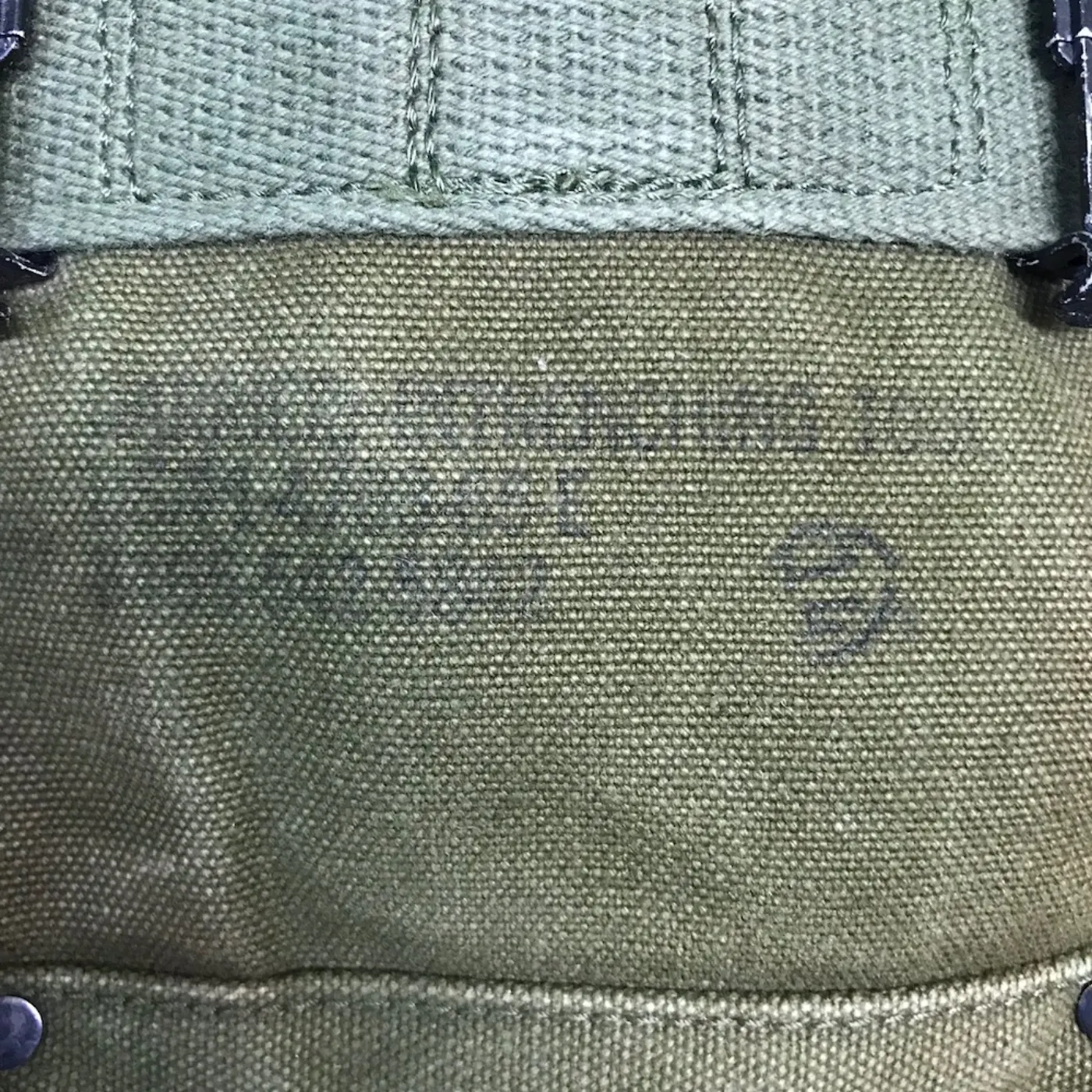 US NAM戦 M-56 OD コットン スコップカバー 中古品 記録写真5