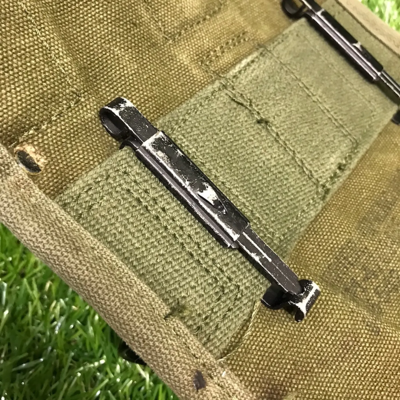US NAM戦 M-56 OD コットン スコップカバー 中古品 記録写真8