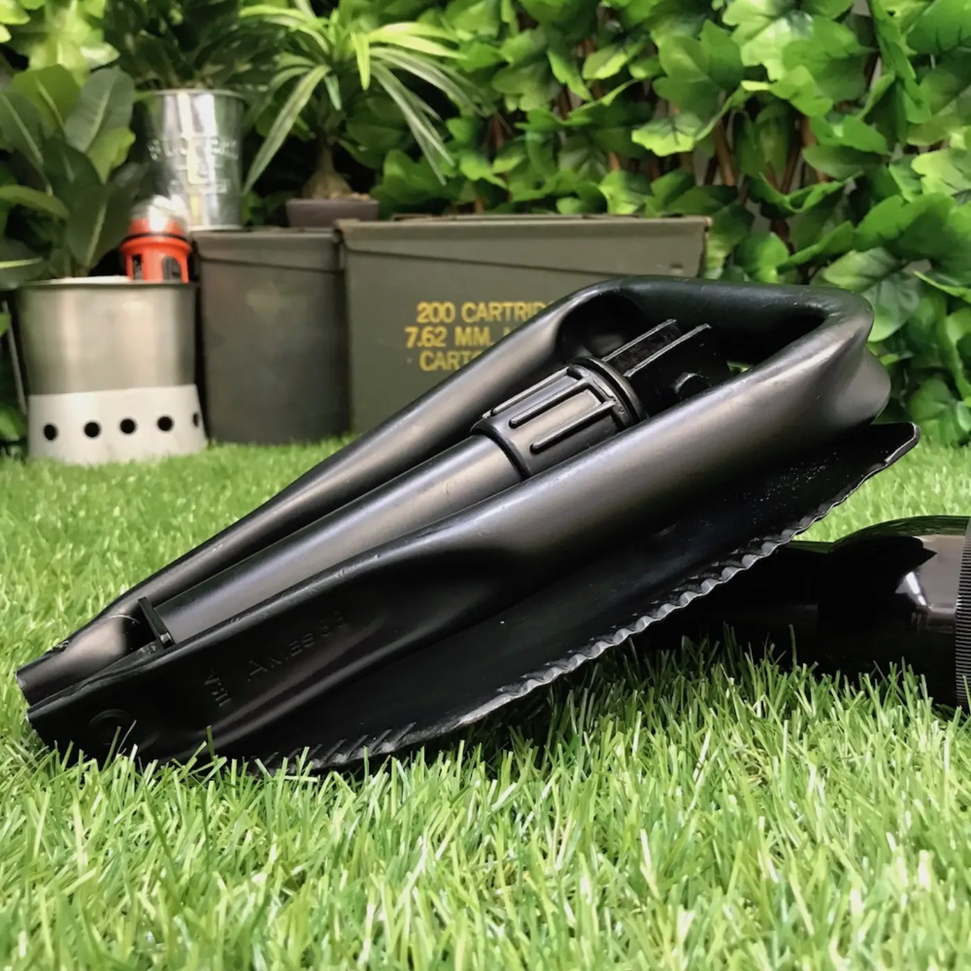 US 米軍 E-TOOL 折り畳み スコップ 中古良品 記録写真5
