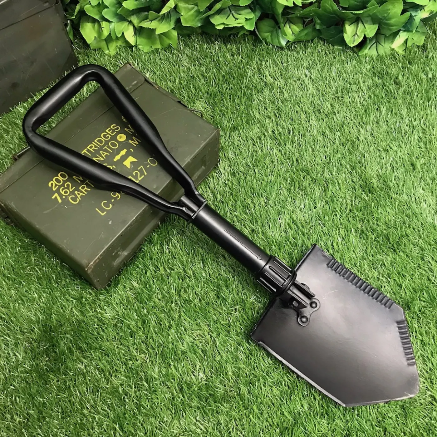 US 米軍 E-TOOL 折り畳み スコップ 中古良品 記録写真2