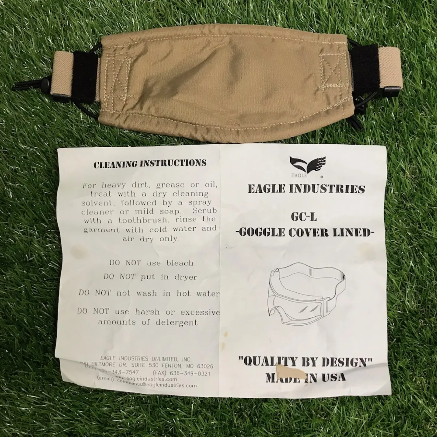 EAGLE ゴーグルカバー 新品 記録写真2