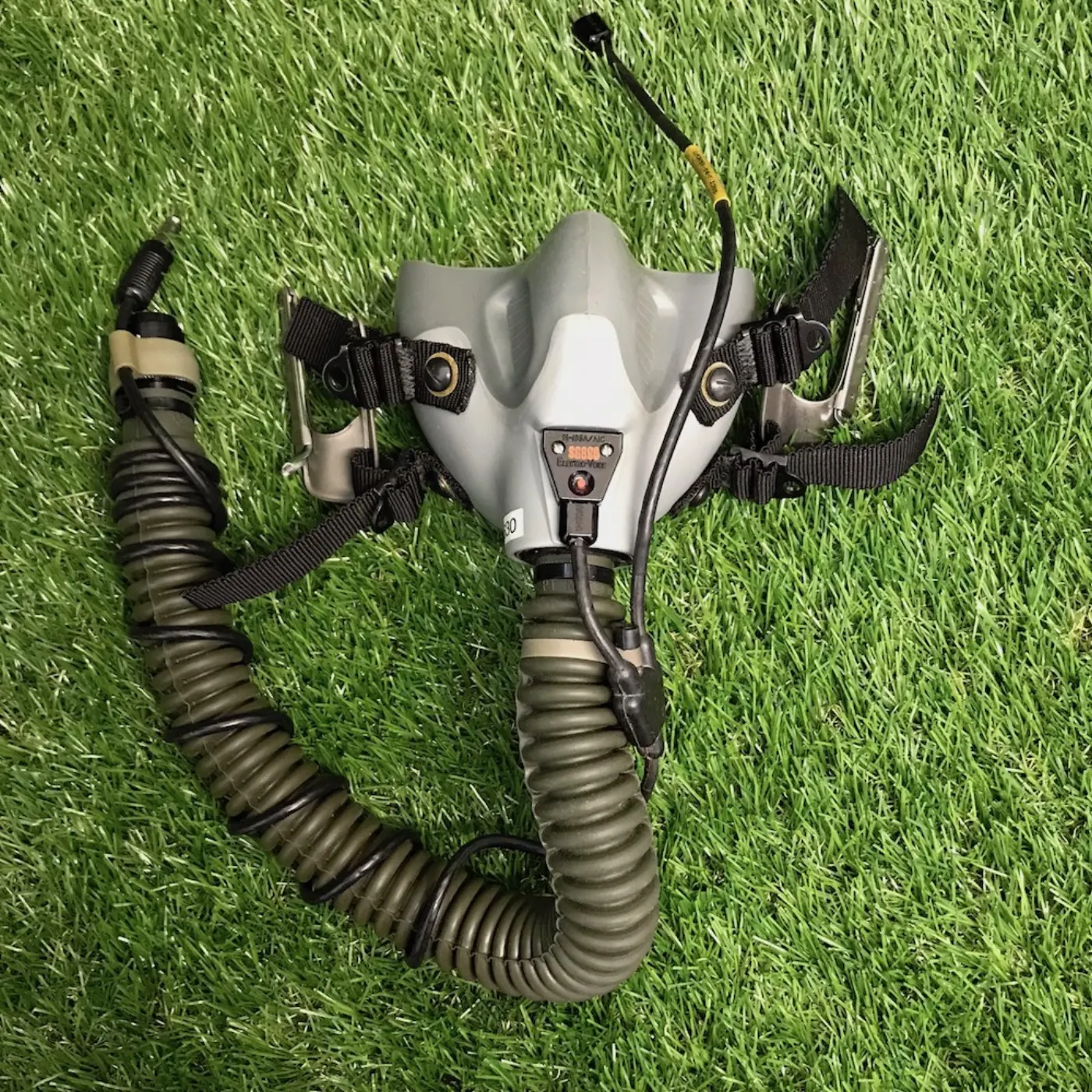 US パイロット マスク 中古品 記録写真2