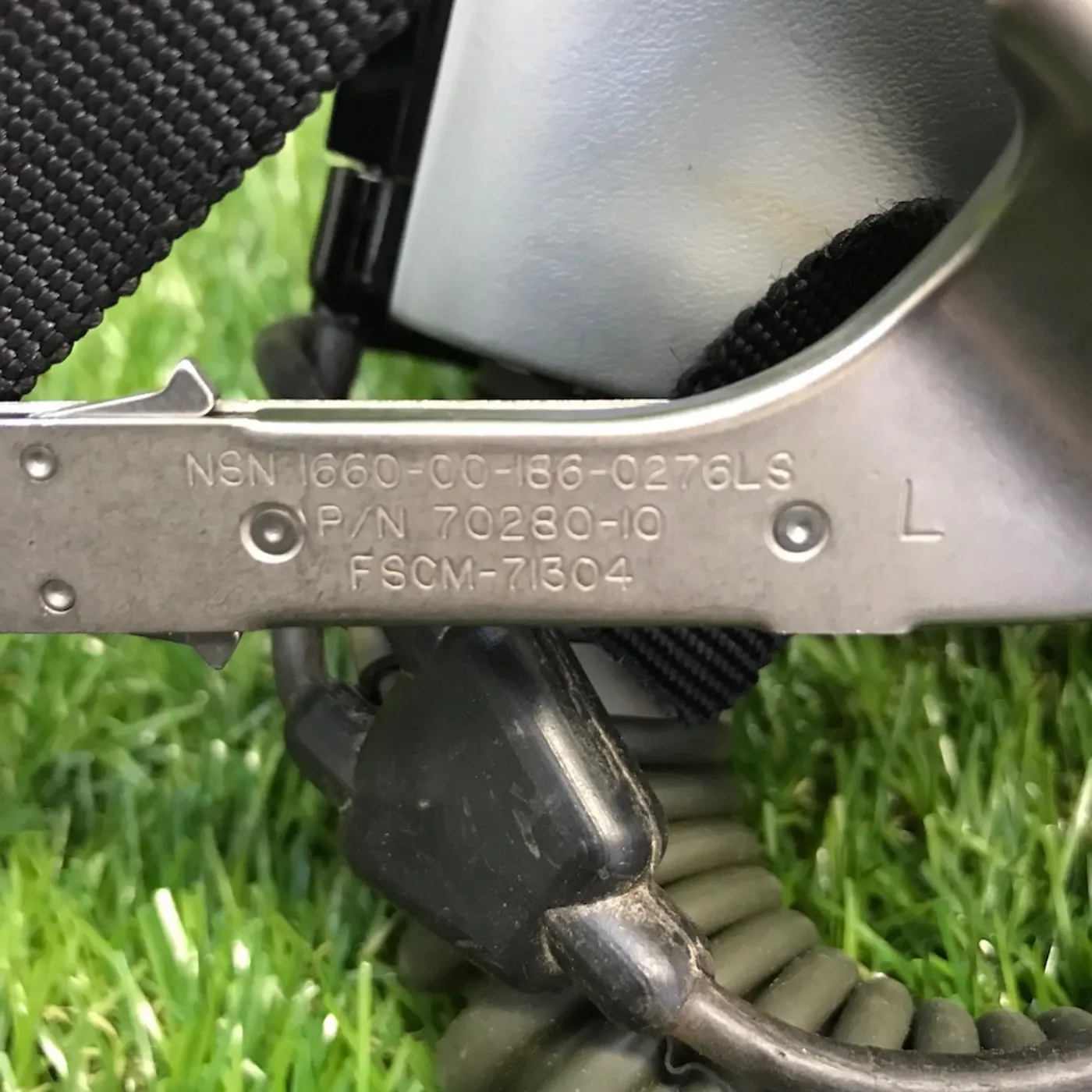 US パイロット マスク 中古品 記録写真9