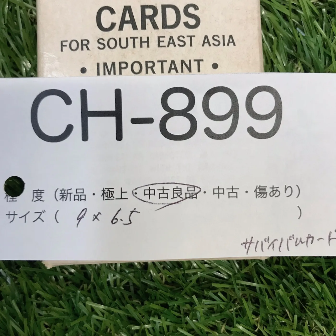 SURVIVAL CARDS サバイバルカード 中古良品 記録写真6