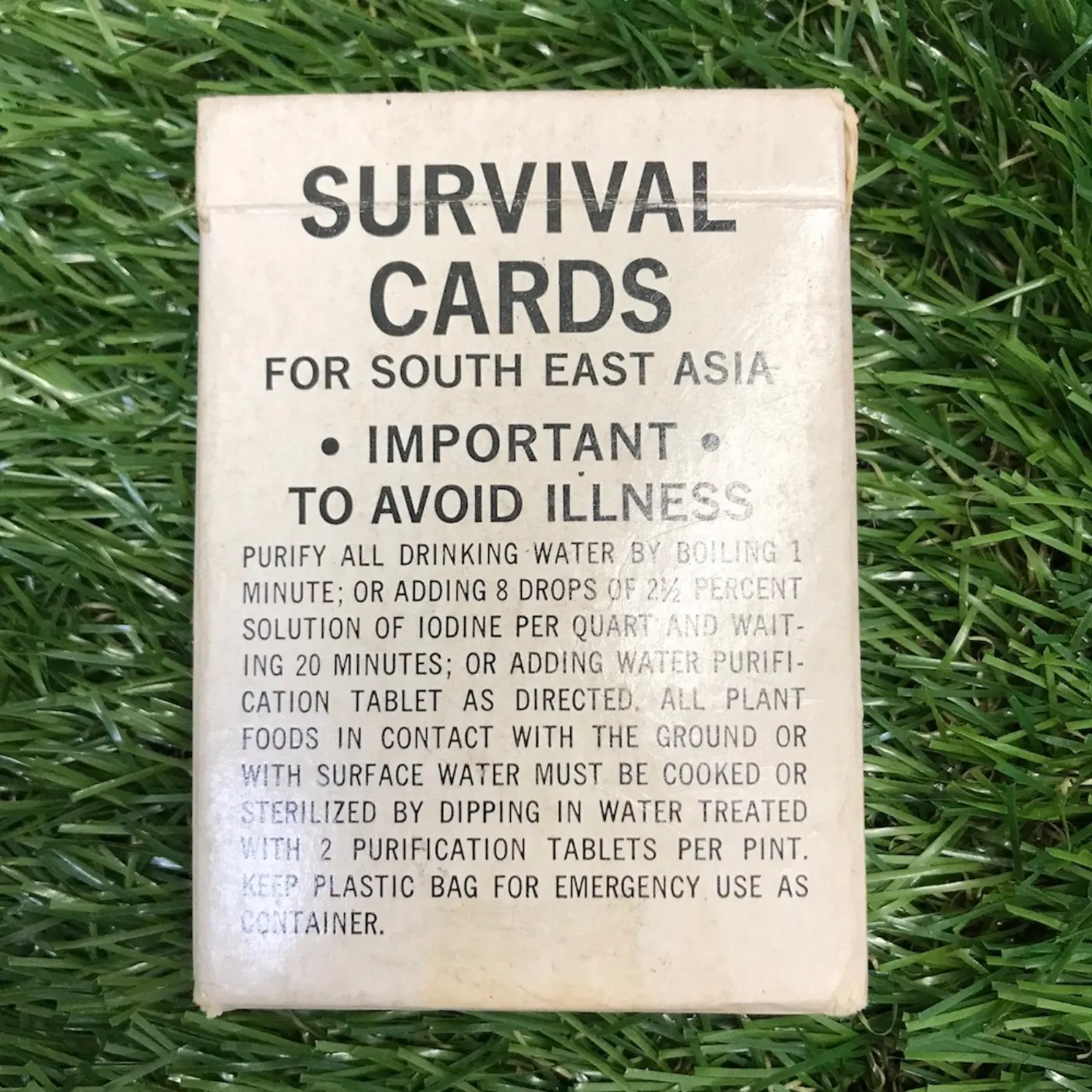 SURVIVAL CARDS サバイバルカード 中古良品 記録写真2