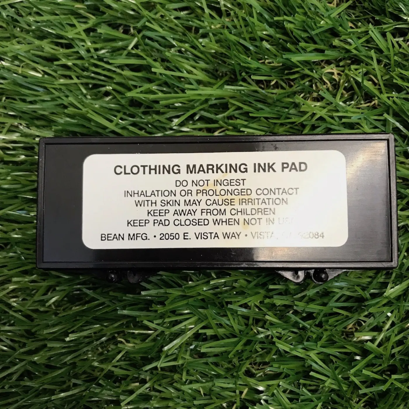 CLOTHING MARKING INK PAD インクパット 記録写真2