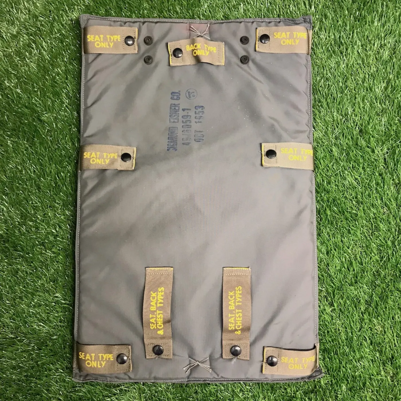 米空軍 SIGMUND EISNER CO SEAT BACK & CHEST TYPES 新品 記録写真2