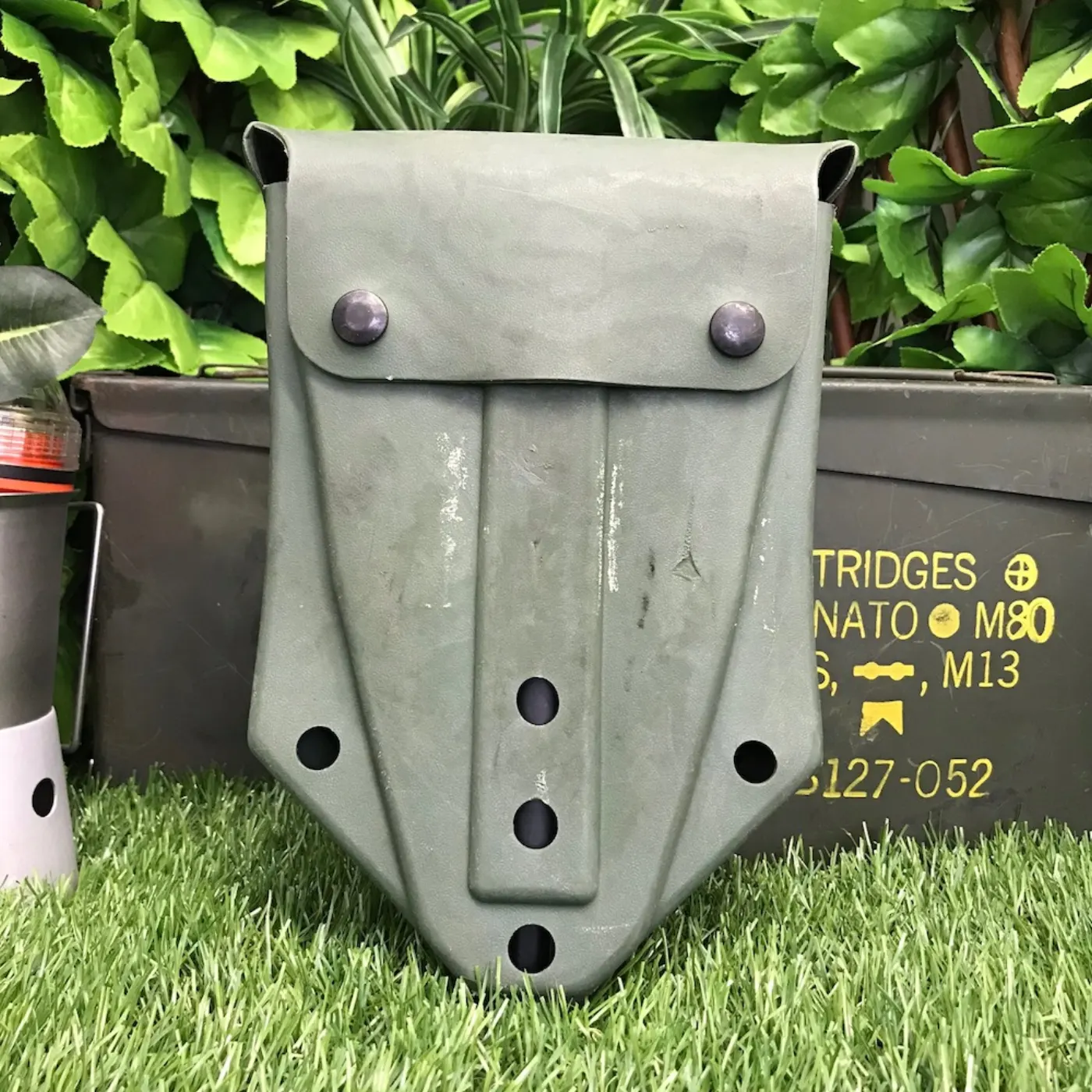 US E-TOOL 折り畳み スコップ カバー付き 中古品 記録写真5