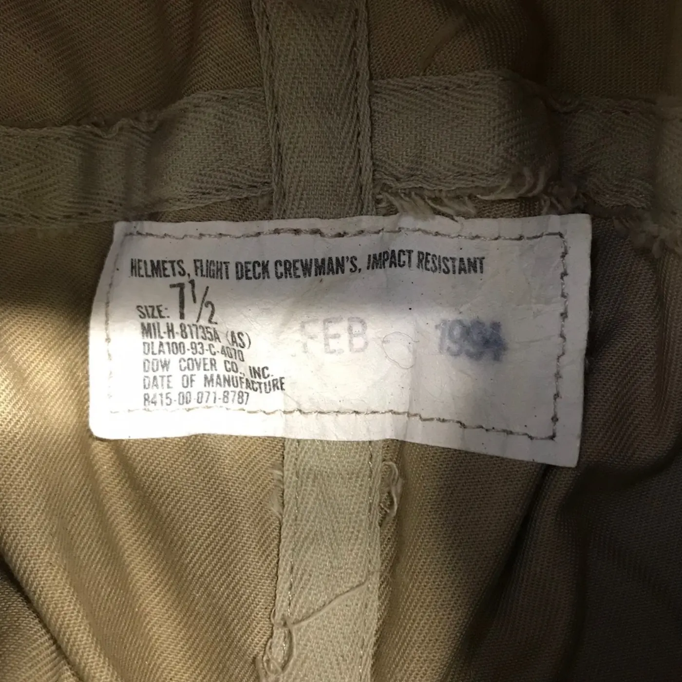 US NAVY デッキヘル 記録写真4