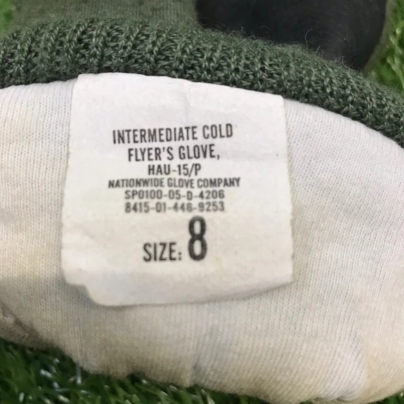 HAU-15/P NOMEX パイロットグローブ 中古品 記録写真3