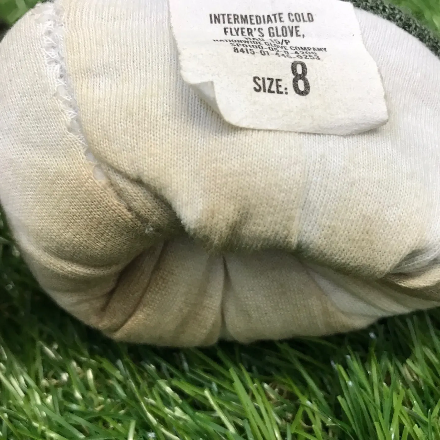 HAU-15/P NOMEX パイロットグローブ 中古品 記録写真4