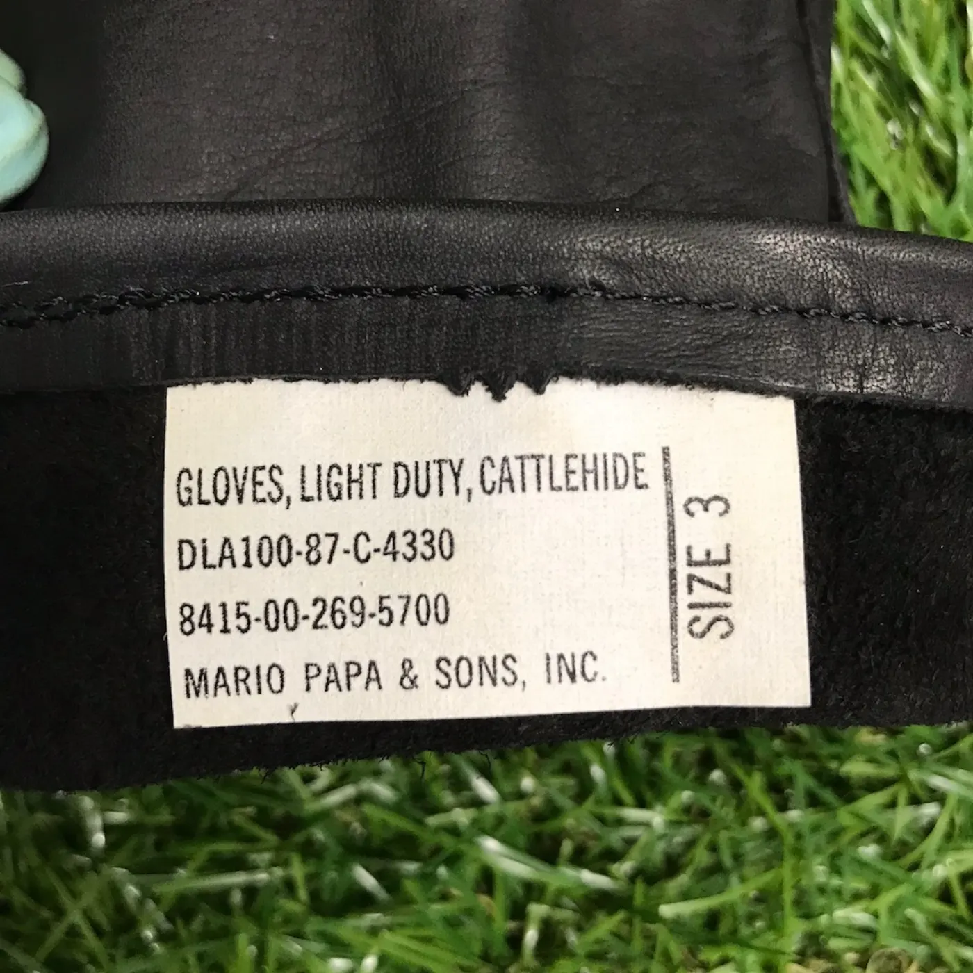 US ラペリンググローブ 新品 汚れ有り 記録写真4