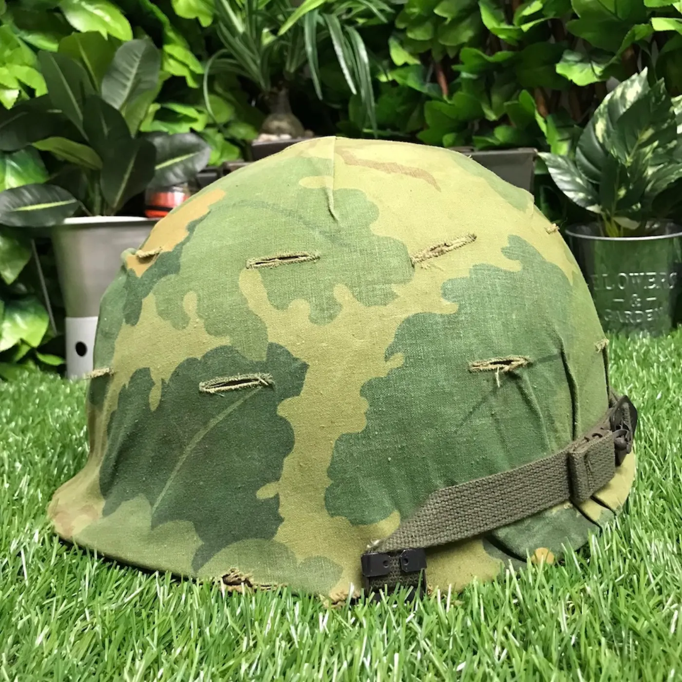 M1 スチールヘルメット カバー付き 中古品 記録写真3