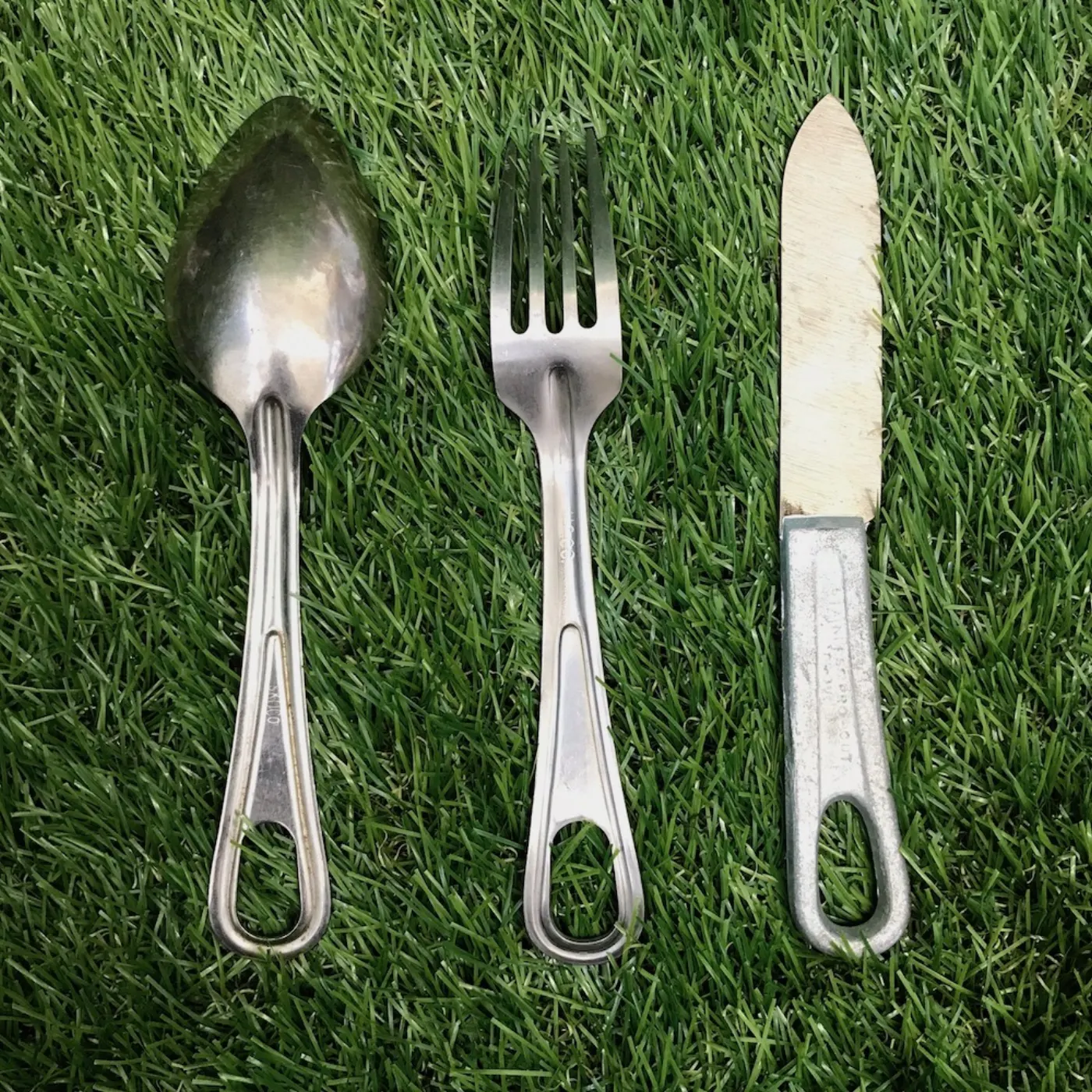 US ナイフ フォーク スプーン セット 中古良品 記録写真3
