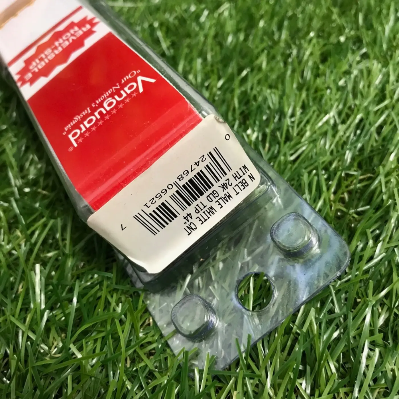 ドレスベルト 白 バックル無し 新品 記録写真5