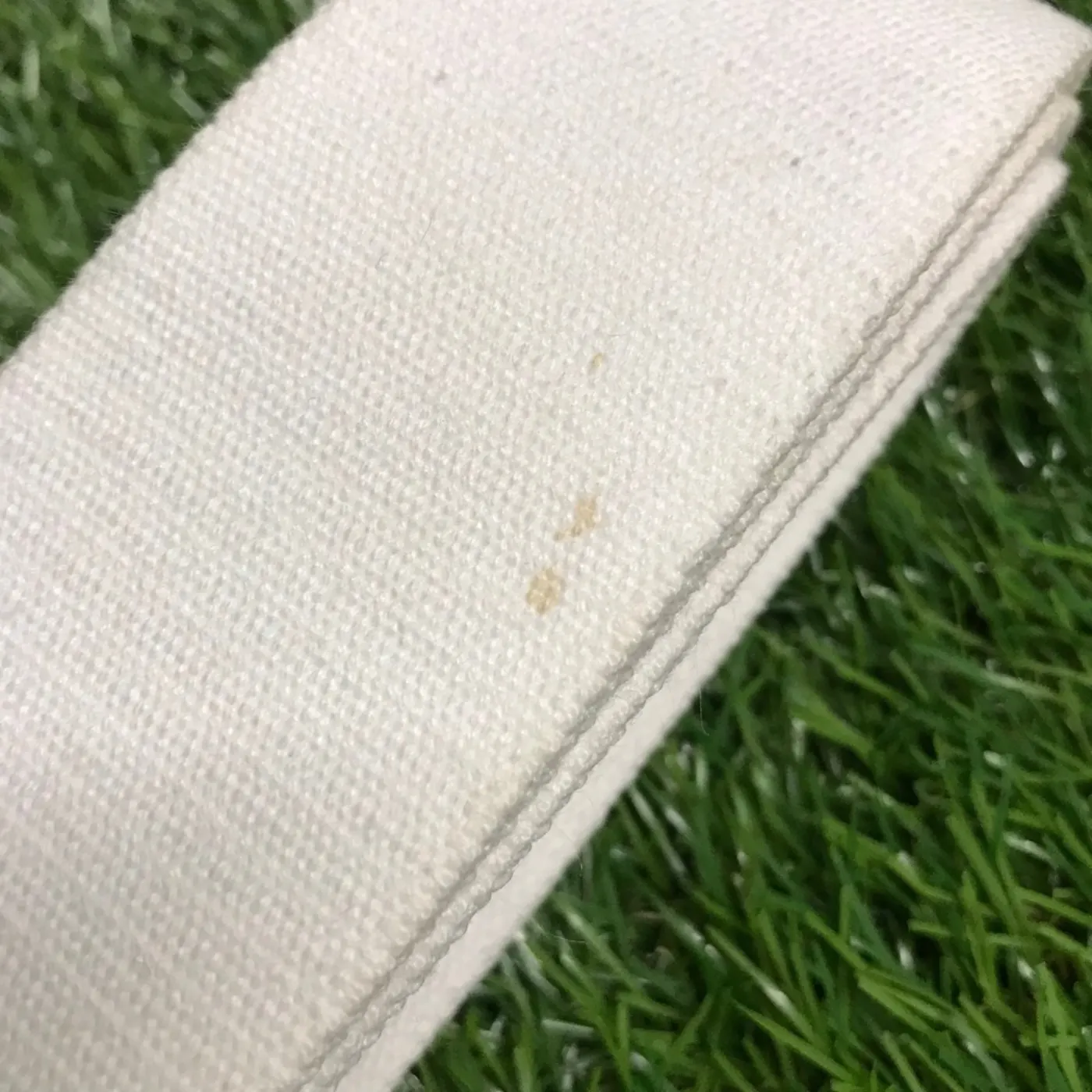 ドレスベルト 白 バックル無し 中古品 記録写真6