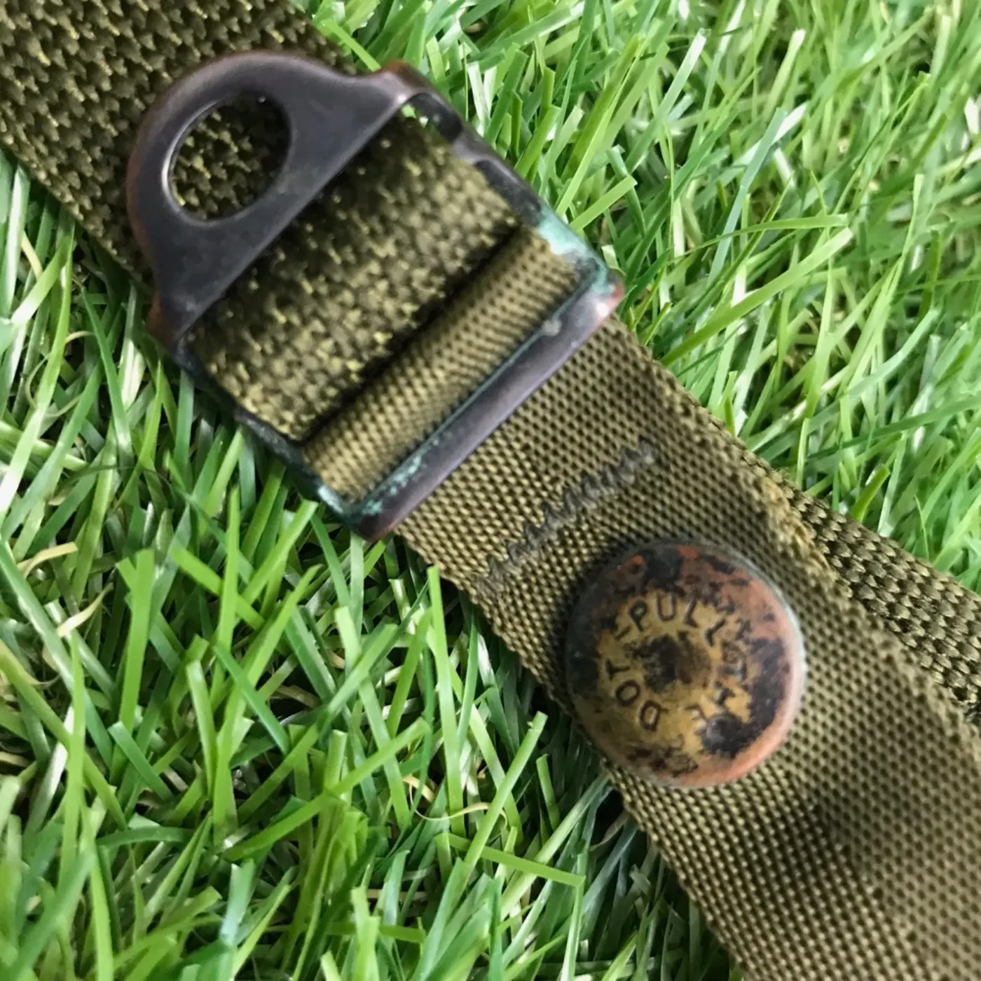 M1 M2 ヘルメット チンストラップ 中古品 記録写真4